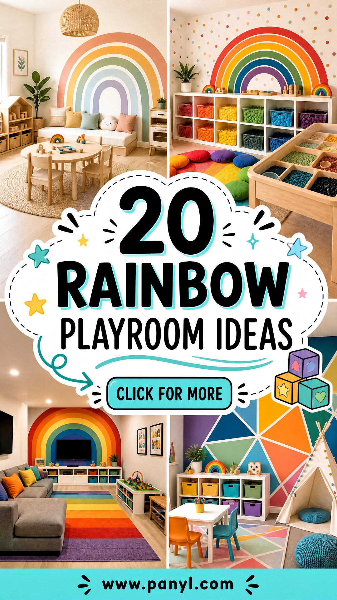 20 Rainbow Playroom Ideas for Creative and Happy Kids Spaces - 20 Rainbow Playroom Ideas for Creative and Happy Kids’ Spaces