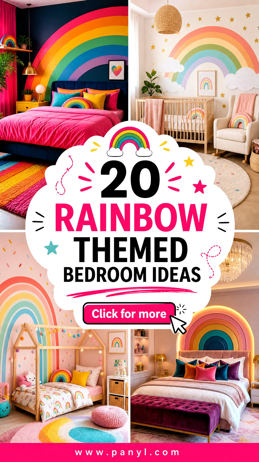 20 Rainbow Themed Bedroom Ideas for Joyful Kids Retreats - 20 Rainbow Themed Bedroom Ideas for Joyful Kids’ Retreats