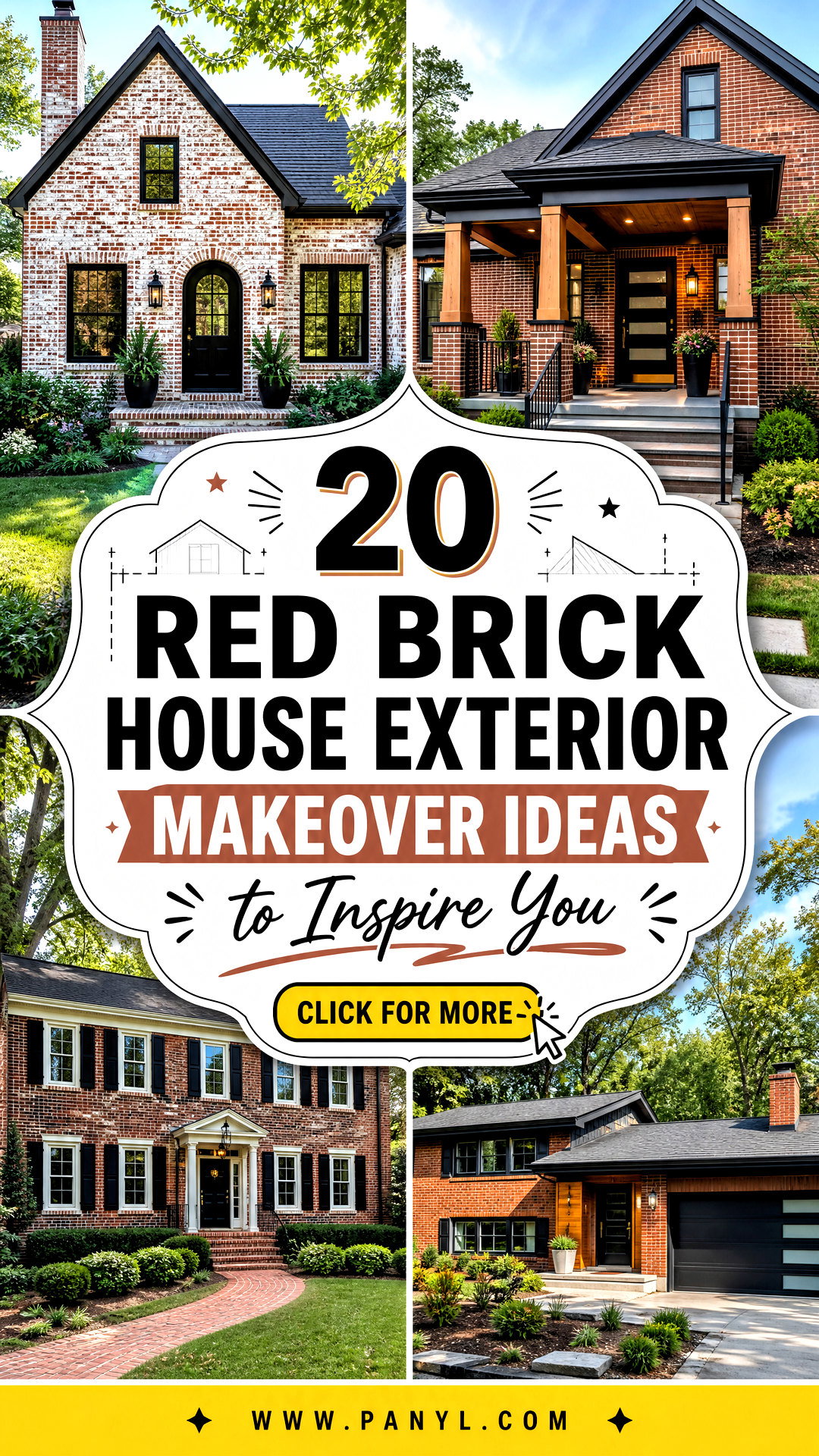 20 Red Brick House Exterior Makeover Ideas to Inspire You - 20 Red Brick House Exterior Makeover Ideas to Inspire You