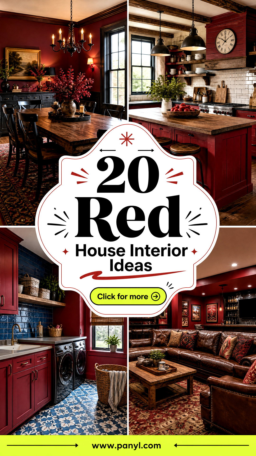 20 Red House Interior Ideas for Warm Statement-Making Rooms - 20 Red House Interior Ideas for Warm, Statement-Making Rooms