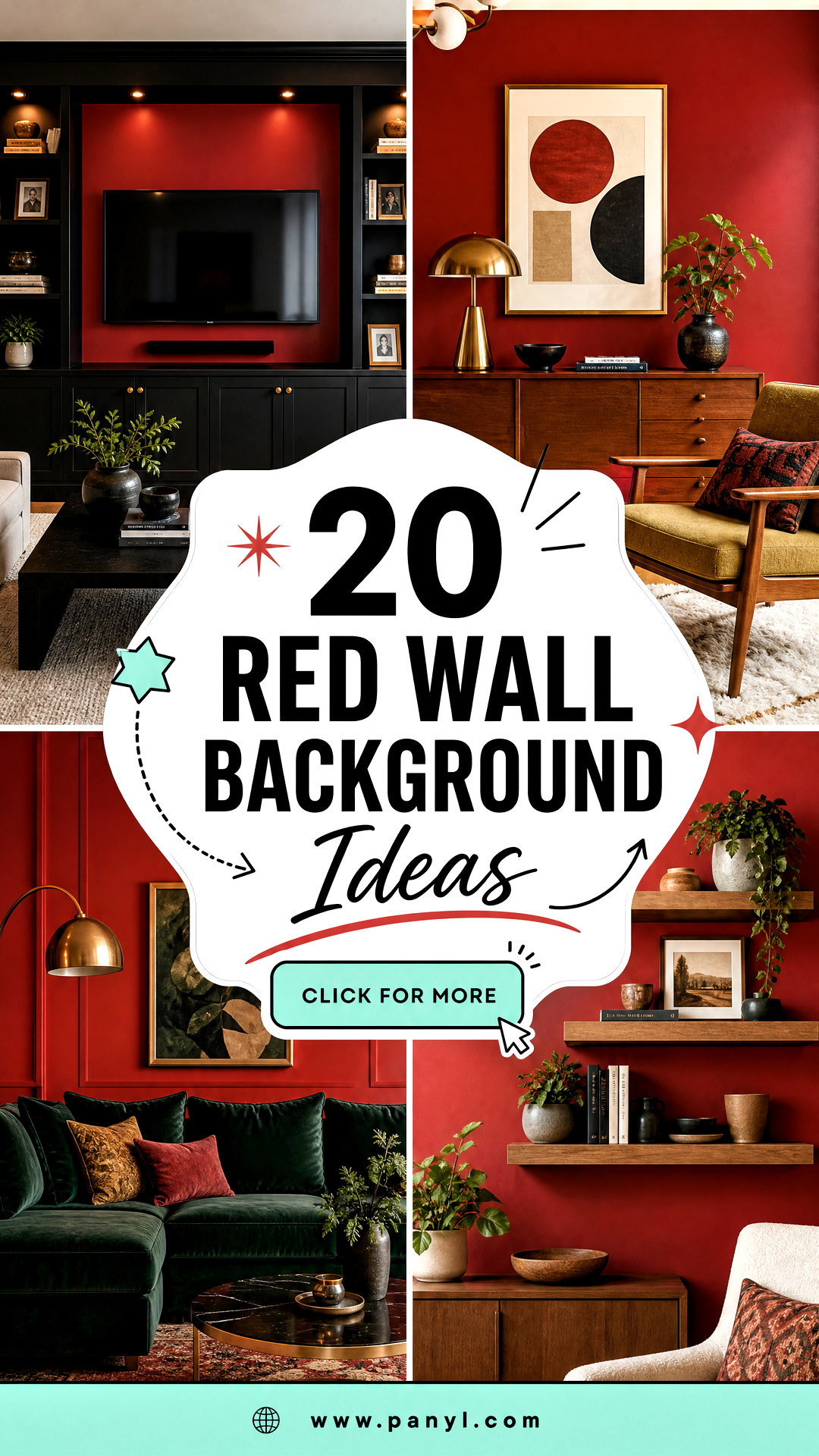 20 Red Wall Background Ideas for Bold Creative Projects - 20 Red Wall Background Ideas for Bold Creative Projects