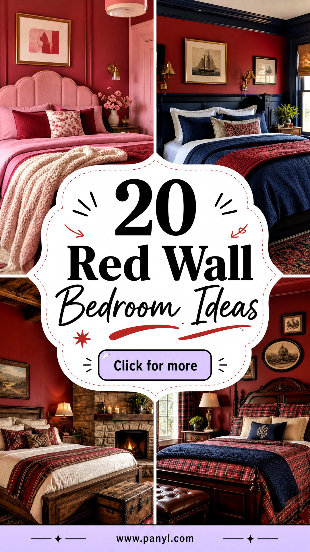 20 Red Wall Bedroom Ideas for a Cozy Dramatic Retreat - 20 Red Wall Bedroom Ideas for a Cozy, Dramatic Retreat