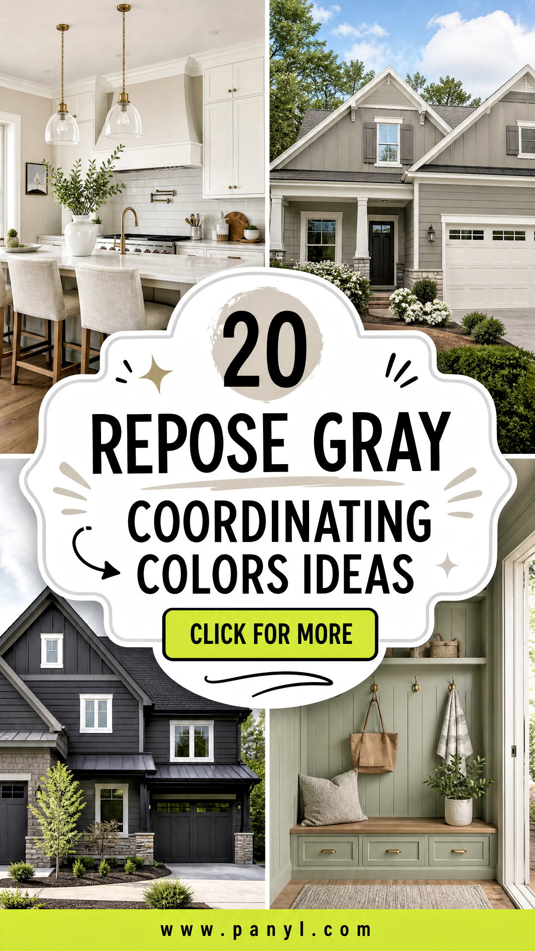 20 Repose Gray Coordinating Colors for a Cohesive Home - 20 Repose Gray Coordinating Colors for a Cohesive Home