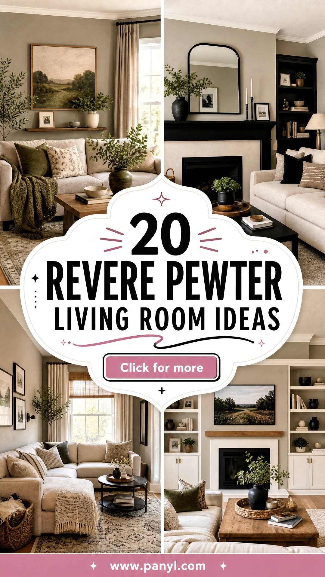 20 Revere Pewter Living Room Ideas for Timeless Comfort - 20 Revere Pewter Living Room Ideas for Timeless Comfort