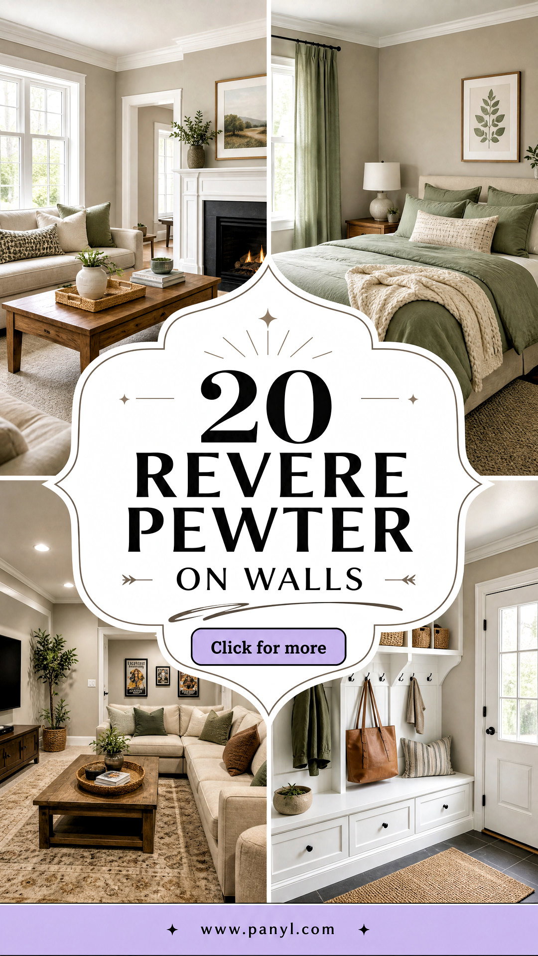 20 Revere Pewter On Walls for Timeless Whole-Home Style - 20 Revere Pewter On Walls for Timeless Whole-Home Style