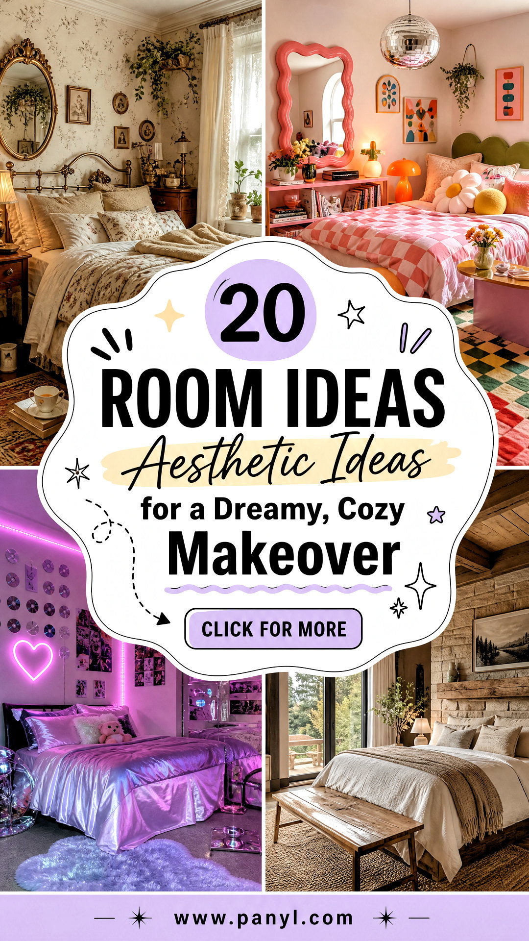 20 Room Ideas Aesthetic Ideas for a Dreamy Cozy Makeover - 20 Room Ideas Aesthetic Ideas for a Dreamy, Cozy Makeover