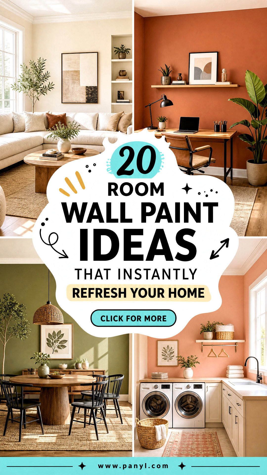 20 Room Wall Paint Ideas That Instantly Refresh Your Home - 20 Room Wall Paint Ideas That Instantly Refresh Your Home