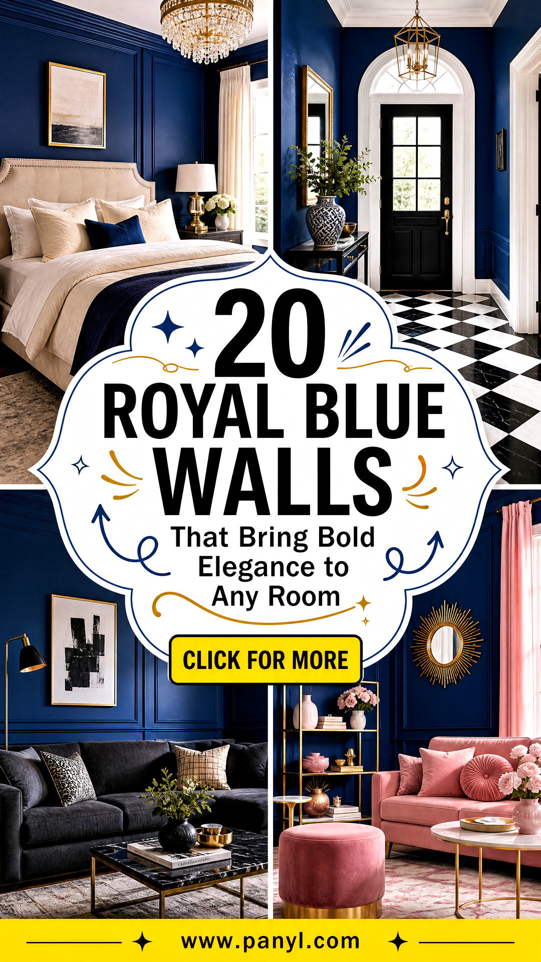 20 Royal Blue Walls That Bring Bold Elegance to Any Room - 20 Royal Blue Walls That Bring Bold Elegance to Any Room