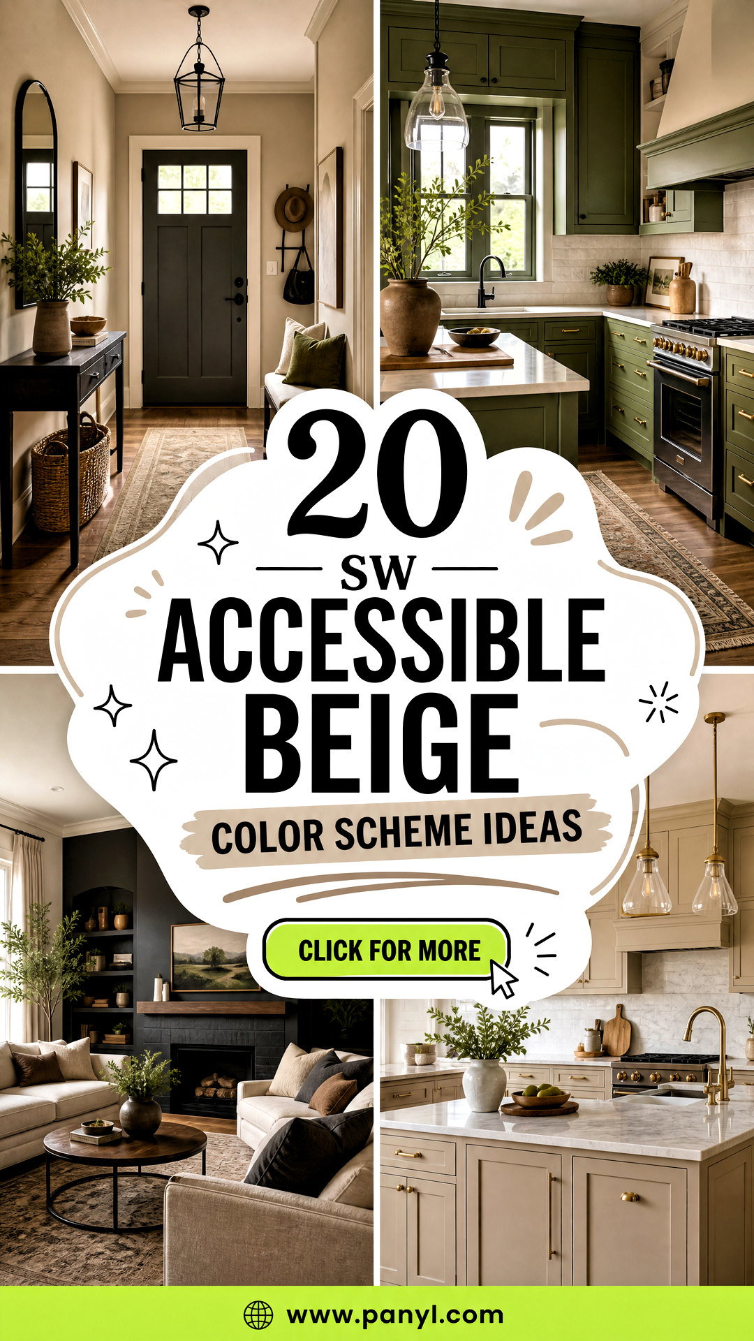 20 SW Accessible Beige Color Scheme Ideas for Cozy Homes - 20 SW Accessible Beige Color Scheme Ideas for Cozy Homes