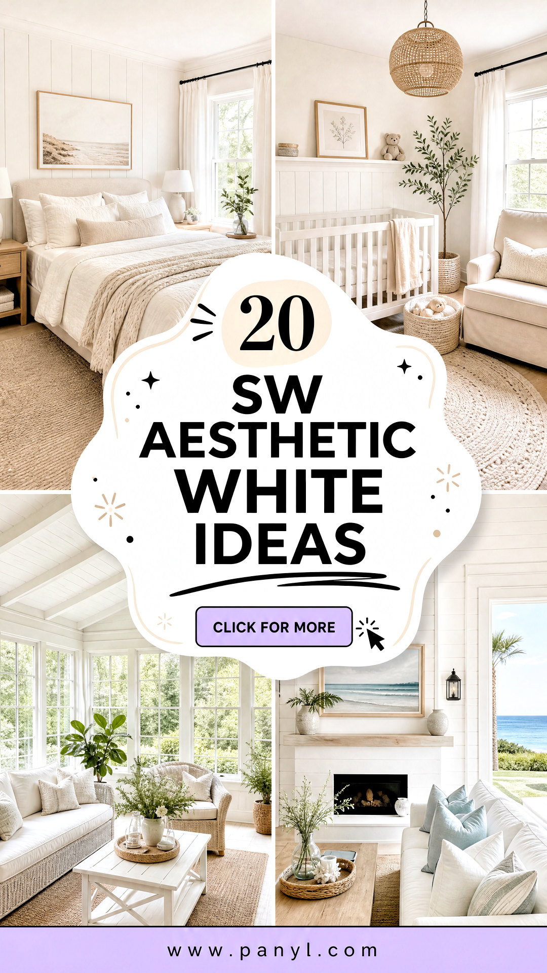 20 SW Aesthetic White Ideas for Soft Sophisticated Rooms - 20 SW Aesthetic White Ideas for Soft, Sophisticated Rooms