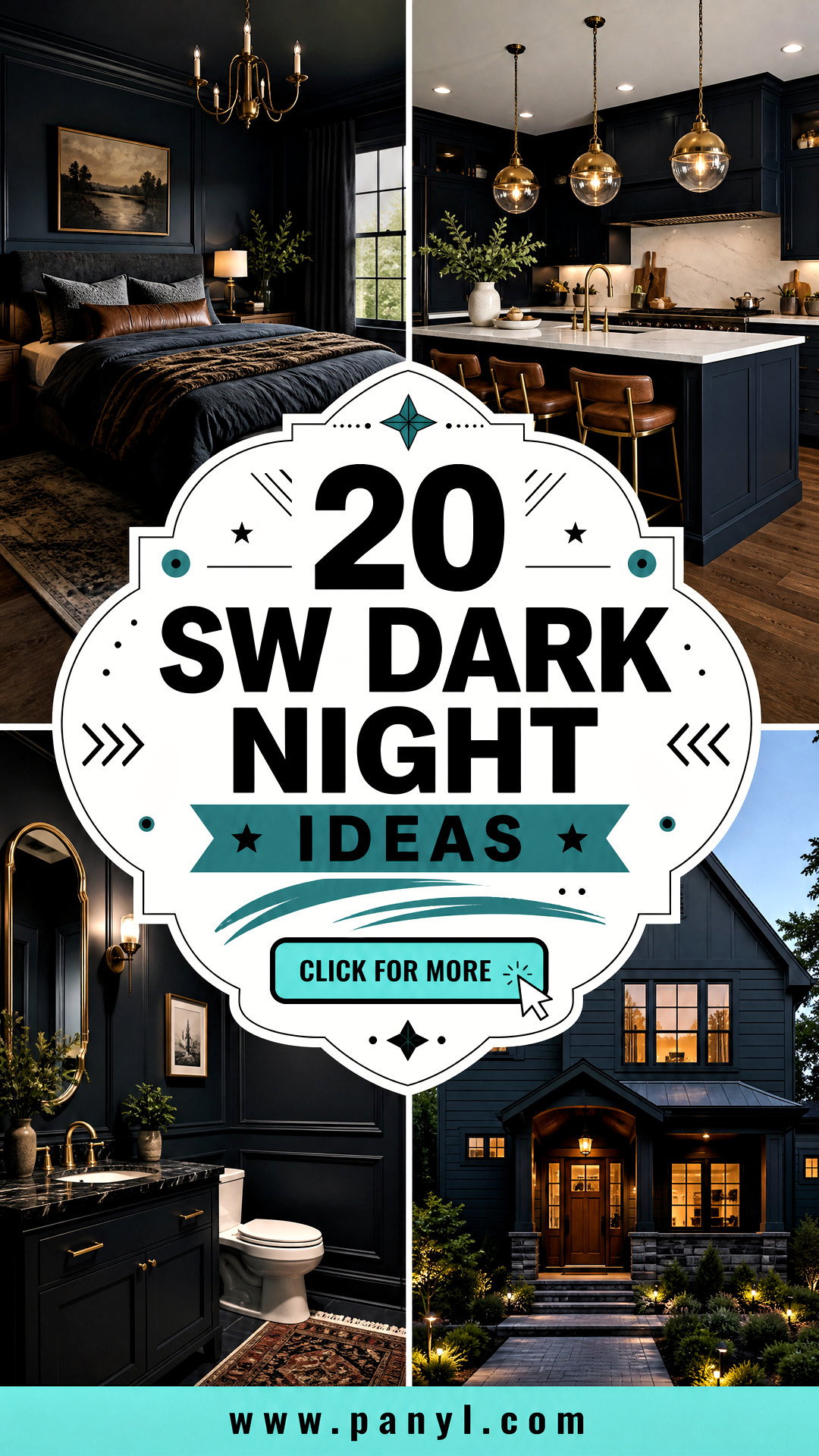 20 SW Dark Night Ideas for Bold Dramatic Home Style Updates - 20 SW Dark Night Ideas for Bold, Dramatic Home Style Updates