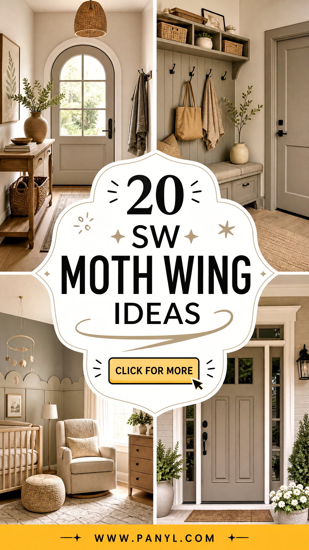 20 SW Moth Wing Ideas for Warm Sophisticated Spaces at Home - 20 SW Moth Wing Ideas for Warm, Sophisticated Spaces at Home