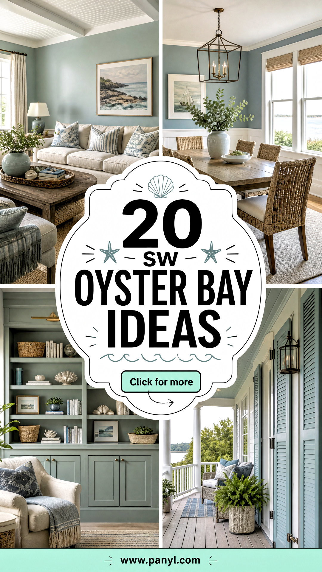 20 SW Oyster Bay Ideas for Calm Coastal-Inspired Rooms - 20 SW Oyster Bay Ideas for Calm, Coastal-Inspired Rooms