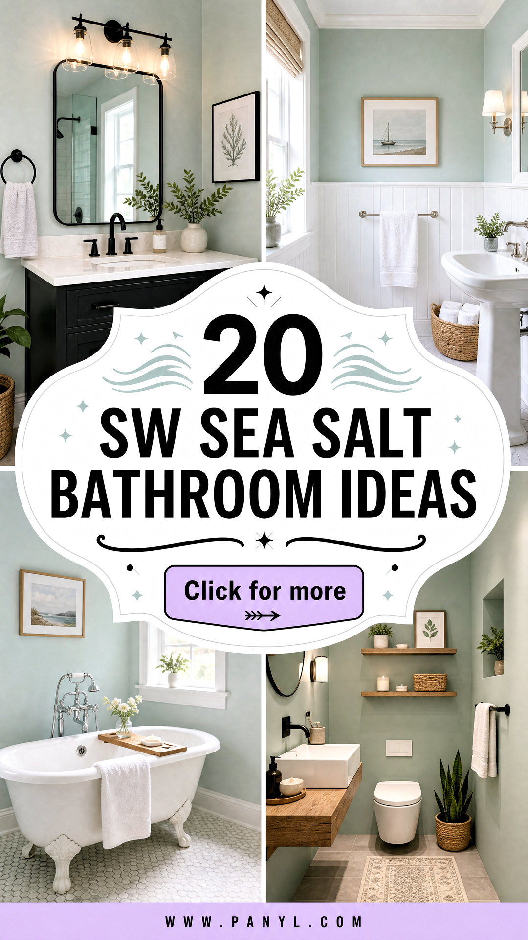 20 SW Sea Salt Bathroom Ideas for a Serene Spa-Like Look - 20 SW Sea Salt Bathroom Ideas for a Serene Spa-Like Look