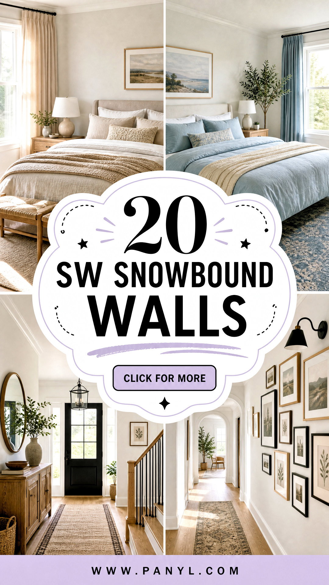 20 SW Snowbound Walls for a Fresh Serene Home Makeover - 20 SW Snowbound Walls for a Fresh, Serene Home Makeover