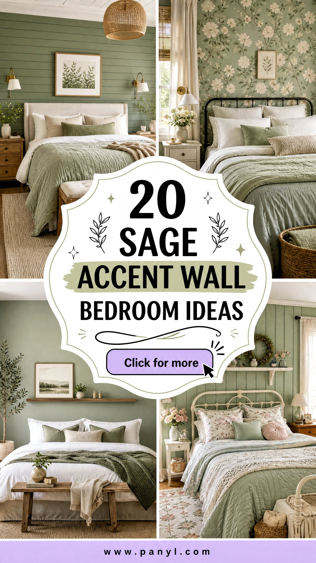 20 Sage Accent Wall Bedroom Ideas for a Restful Cozy Retreat - 20 Sage Accent Wall Bedroom Ideas for a Restful, Cozy Retreat