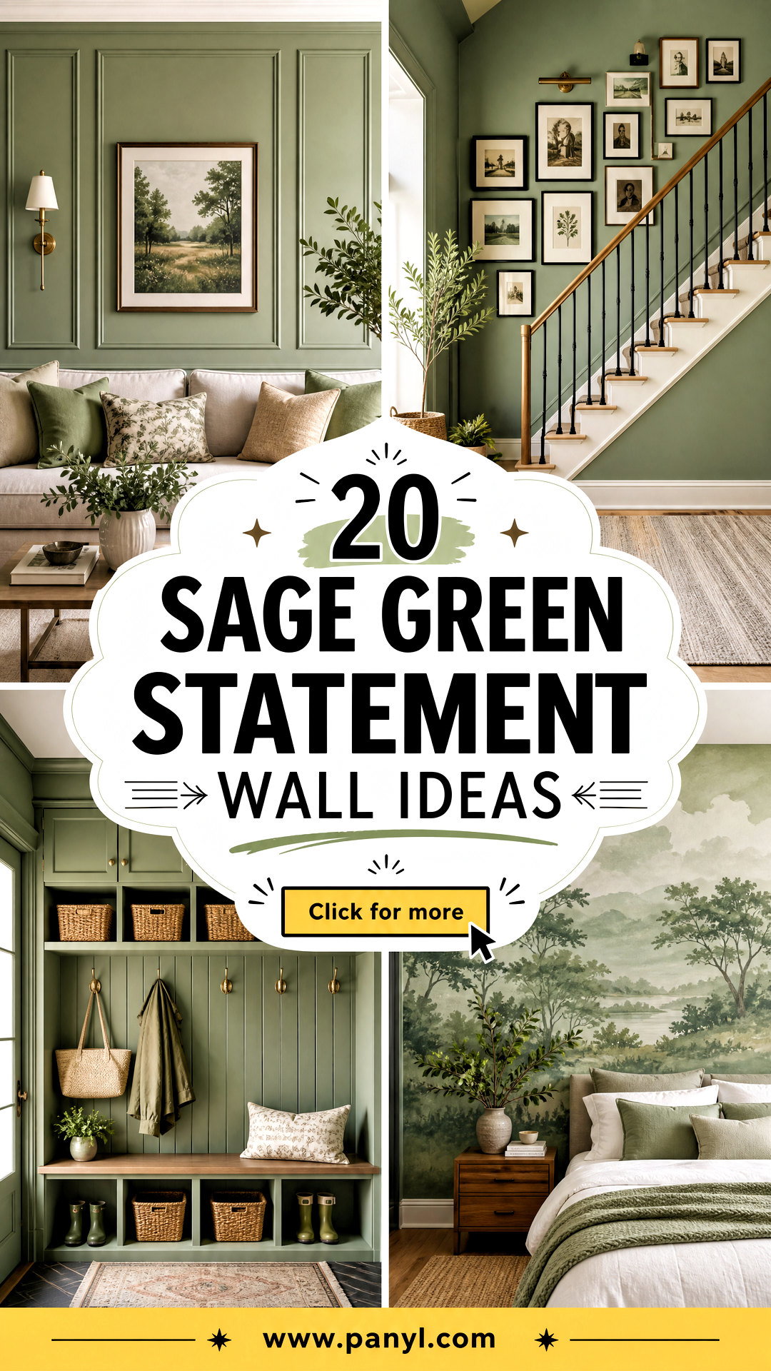 20 Sage Green Statement Wall Ideas for Calm Stylish Rooms - 20 Sage Green Statement Wall Ideas for Calm, Stylish Rooms