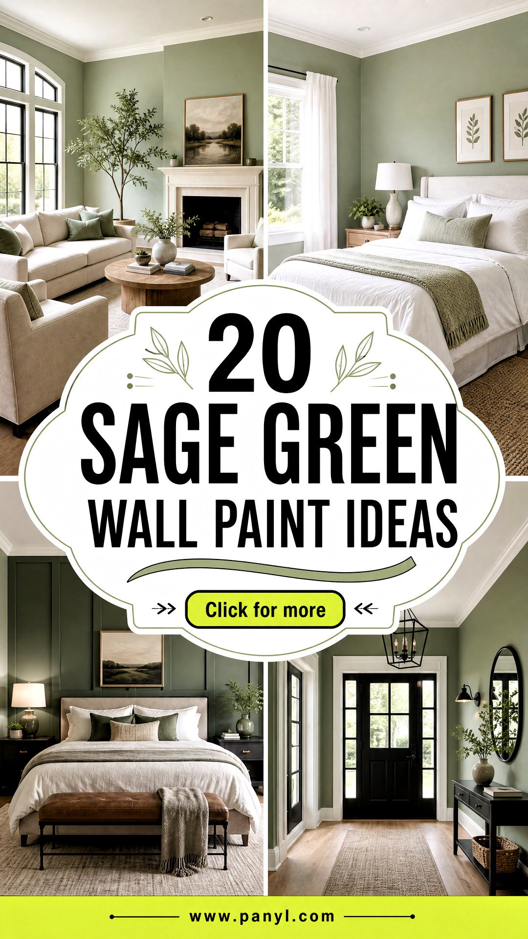 20 Sage Green Wall Paint Ideas for a Fresh Calm and Stylish Home - 20 Sage Green Wall Paint Ideas for a Fresh, Calm and Stylish Home