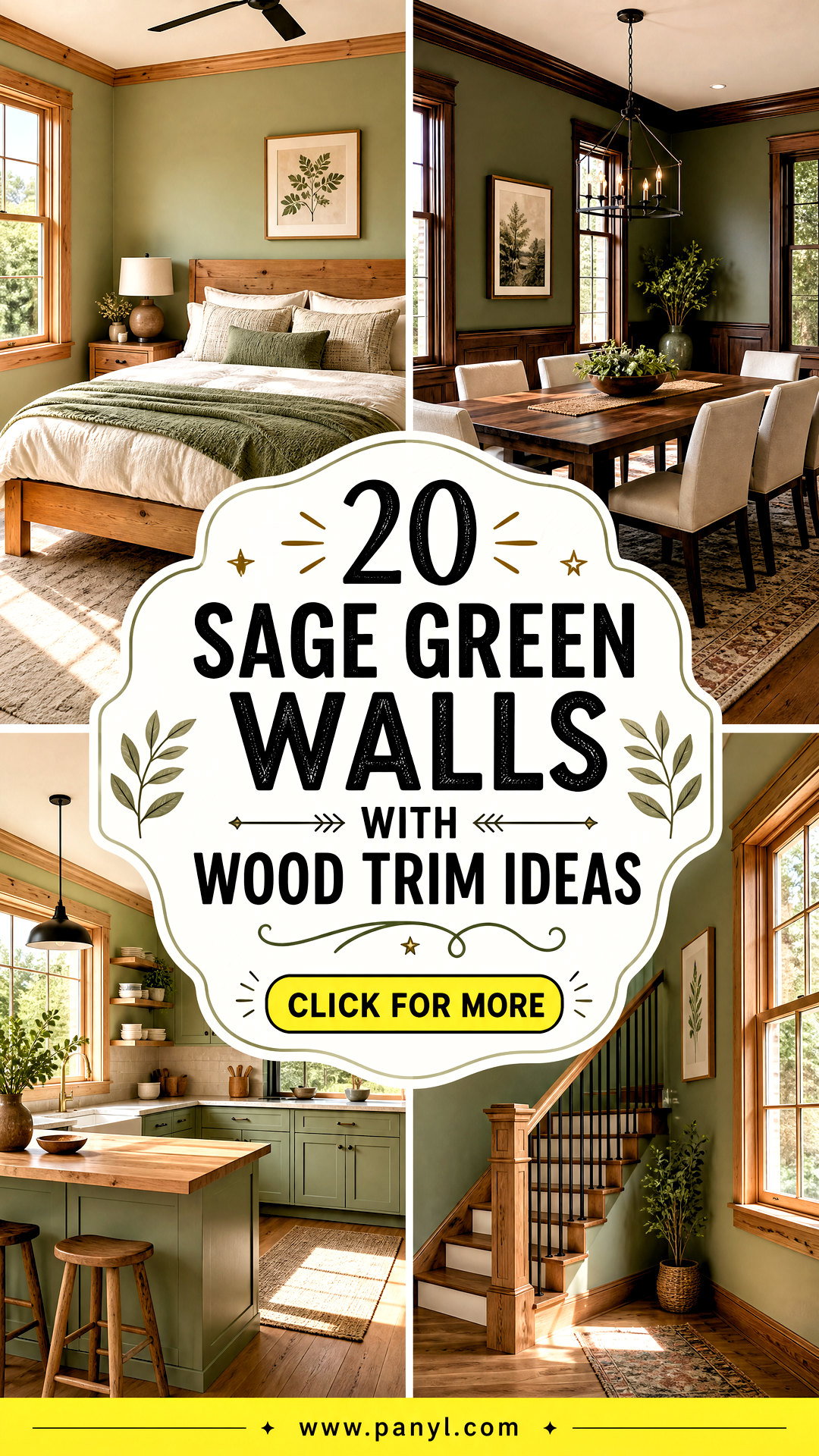 20 Sage Green Walls With Wood Trim Ideas Warm Natural Pairings - 20 Sage Green Walls With Wood Trim Ideas: Warm, Natural Pairings