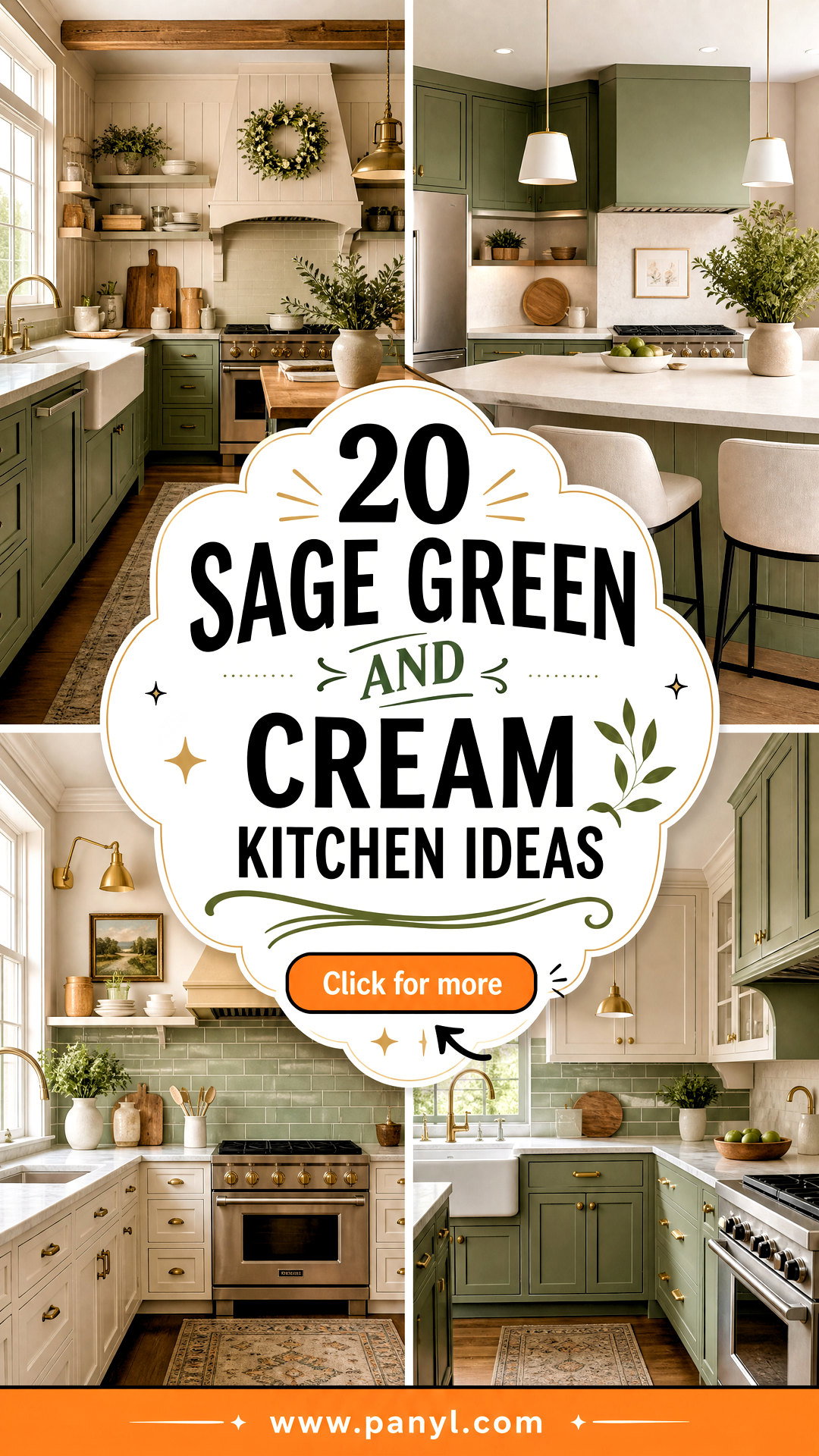 20 Sage Green and Cream Kitchen Ideas for Timeless Style - 20 Sage Green and Cream Kitchen Ideas for Timeless Style