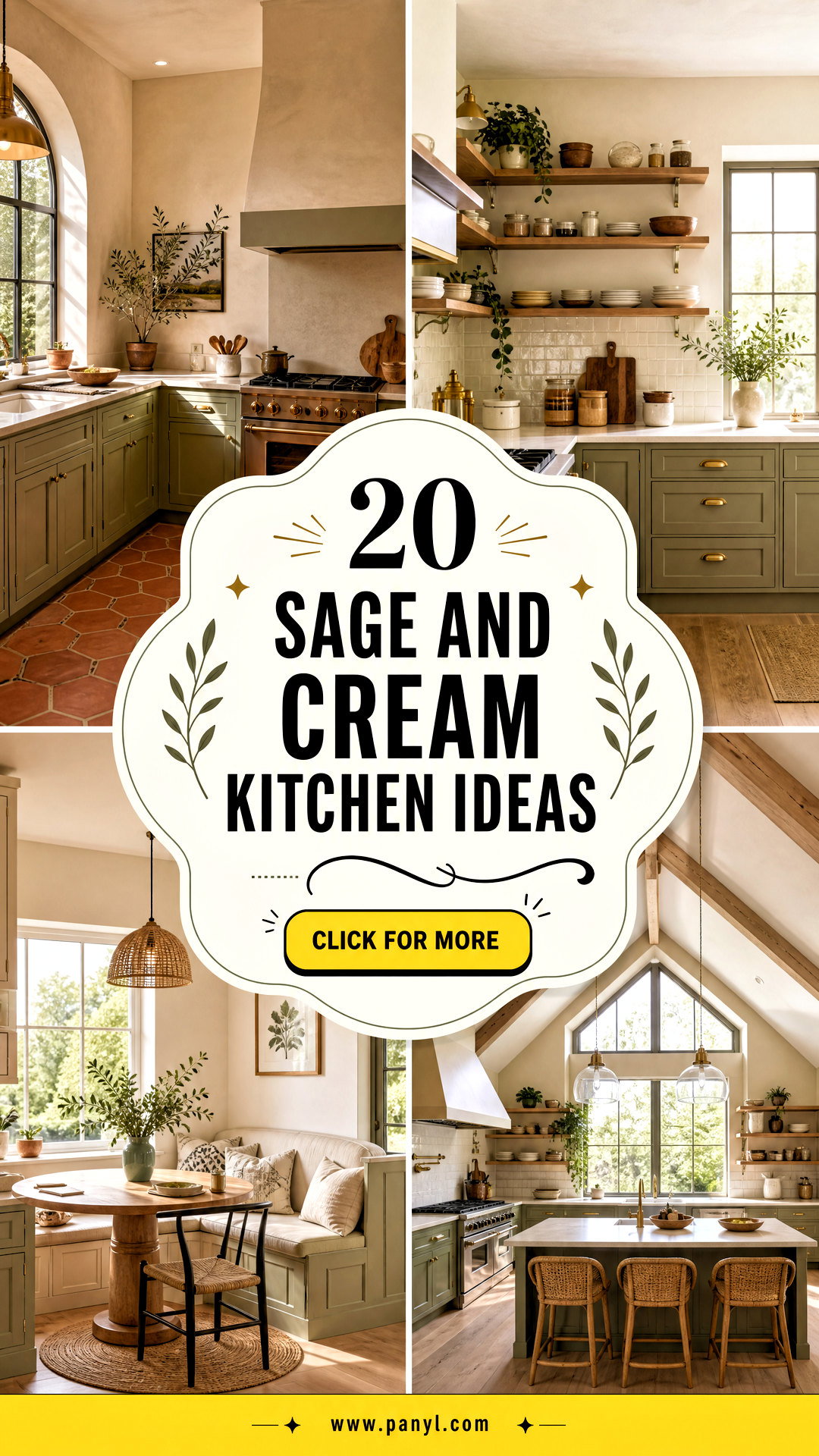 20 Sage and Cream Kitchen Ideas for Warm Timeless Style - 20 Sage and Cream Kitchen Ideas for Warm, Timeless Style