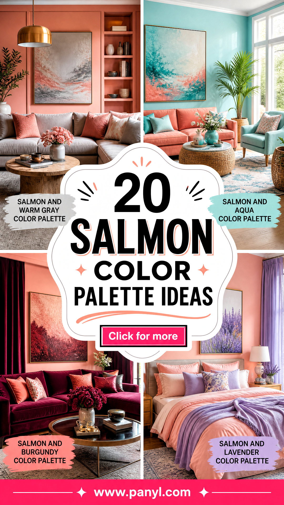 20 Salmon Color Palette Ideas for Warm Stylish Modern Spaces - 20 Salmon Color Palette Ideas for Warm, Stylish Modern Spaces