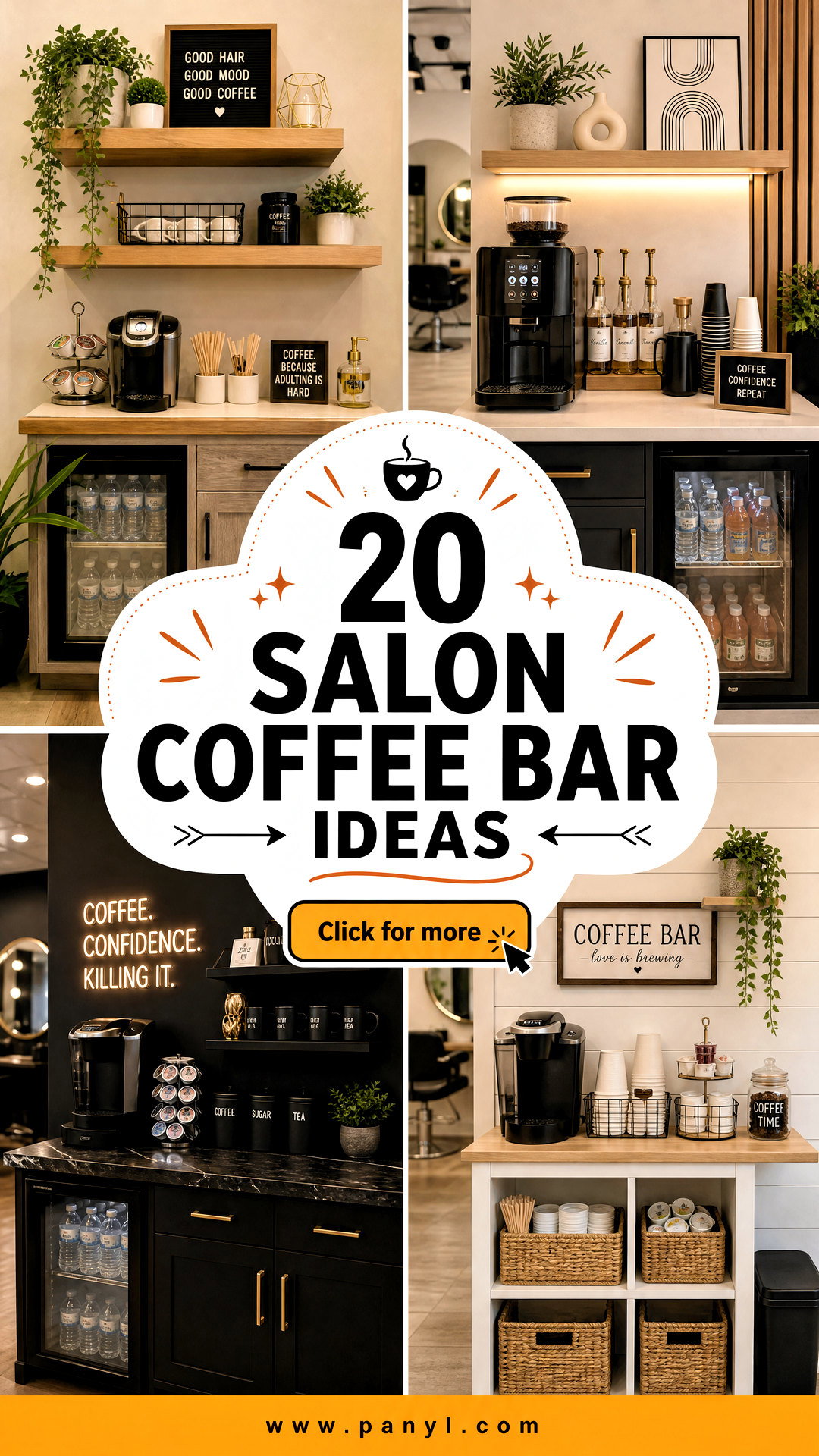 20 Salon Coffee Bar Ideas Clients Will Truly Appreciate - 20 Salon Coffee Bar Ideas Clients Will Truly Appreciate