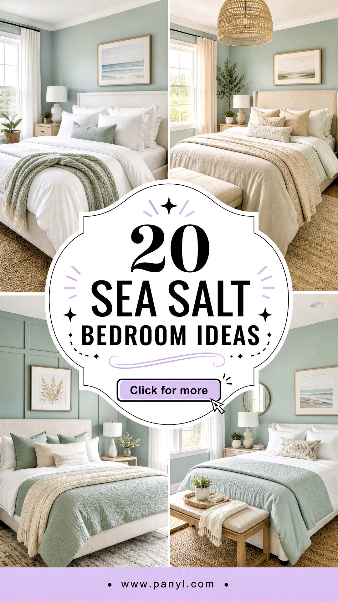 20 Sea Salt Bedroom Ideas for a Dreamy Restful Retreat - 20 Sea Salt Bedroom Ideas for a Dreamy, Restful Retreat