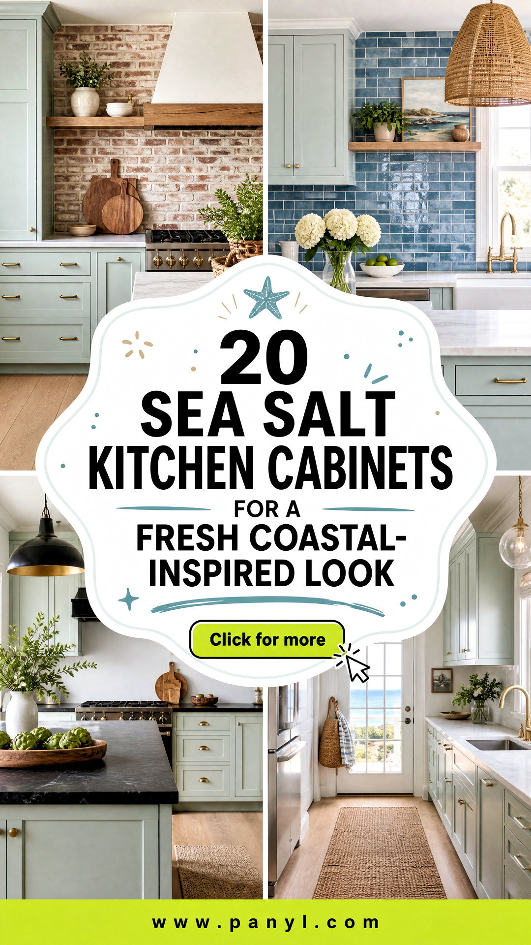 20 Sea Salt Kitchen Cabinets for a Fresh Coastal-Inspired Look - 20 Sea Salt Kitchen Cabinets for a Fresh Coastal-Inspired Look
