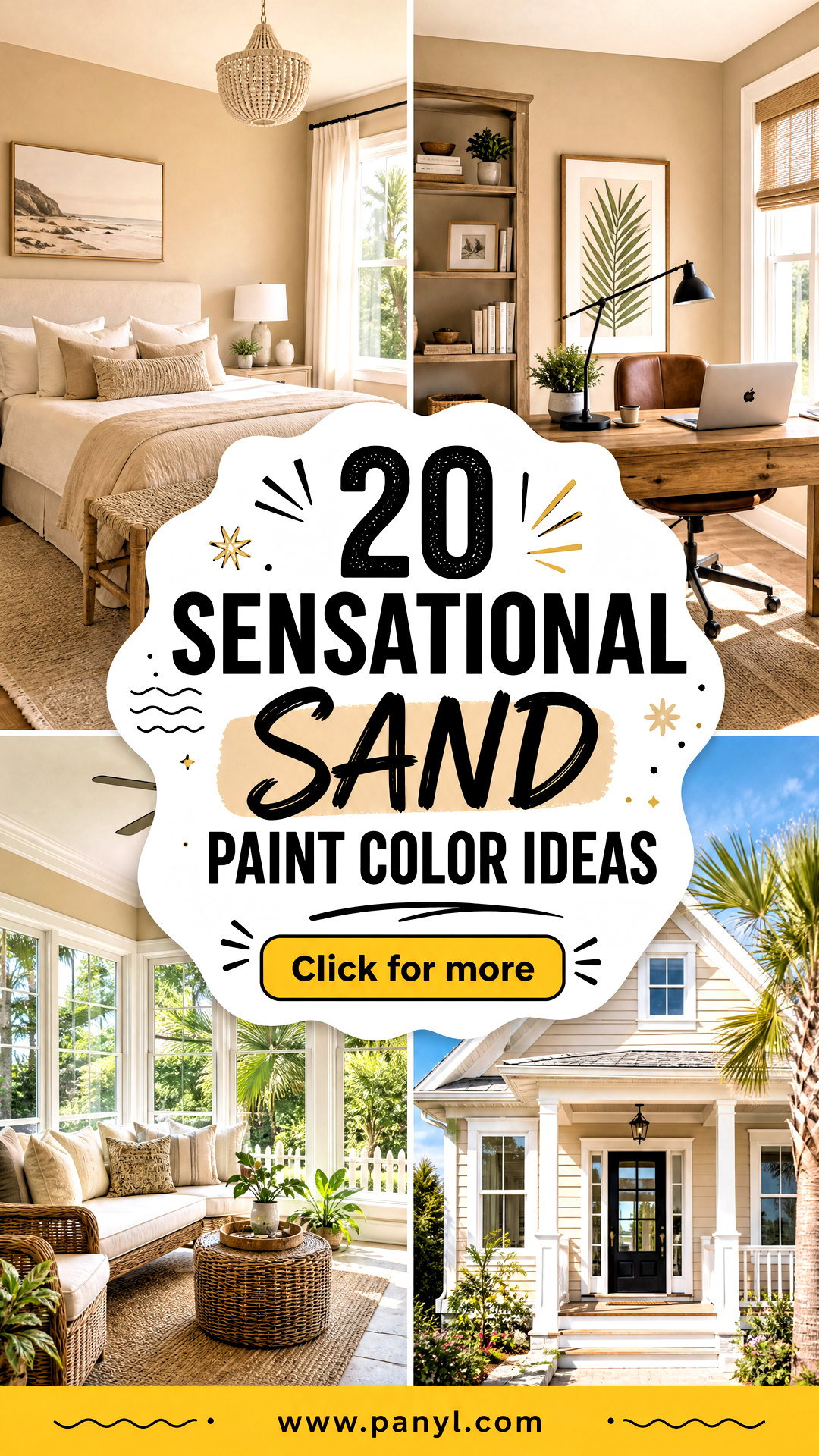 20 Sensational Sand Paint Color Ideas Warm Coastal Rooms - 20 Sensational Sand Paint Color Ideas: Warm Coastal Rooms