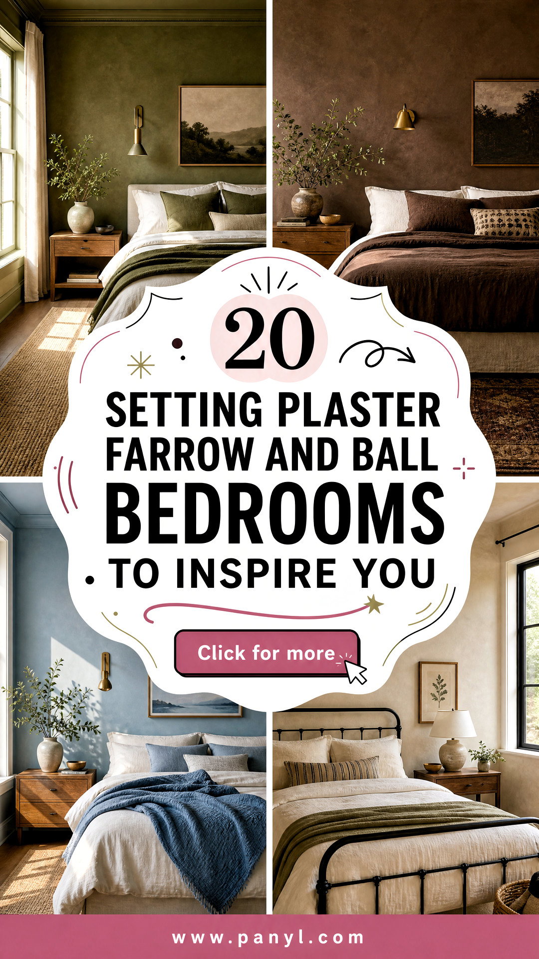 20 Setting Plaster Farrow and Ball Bedrooms to Inspire You - 20 Setting Plaster Farrow and Ball Bedrooms to Inspire You