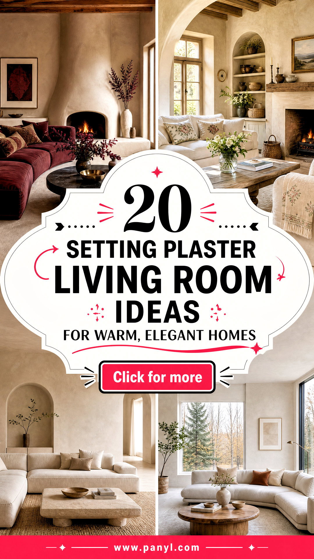 20 Setting Plaster Living Room Ideas for Warm Elegant Homes - 20 Setting Plaster Living Room Ideas for Warm, Elegant Homes
