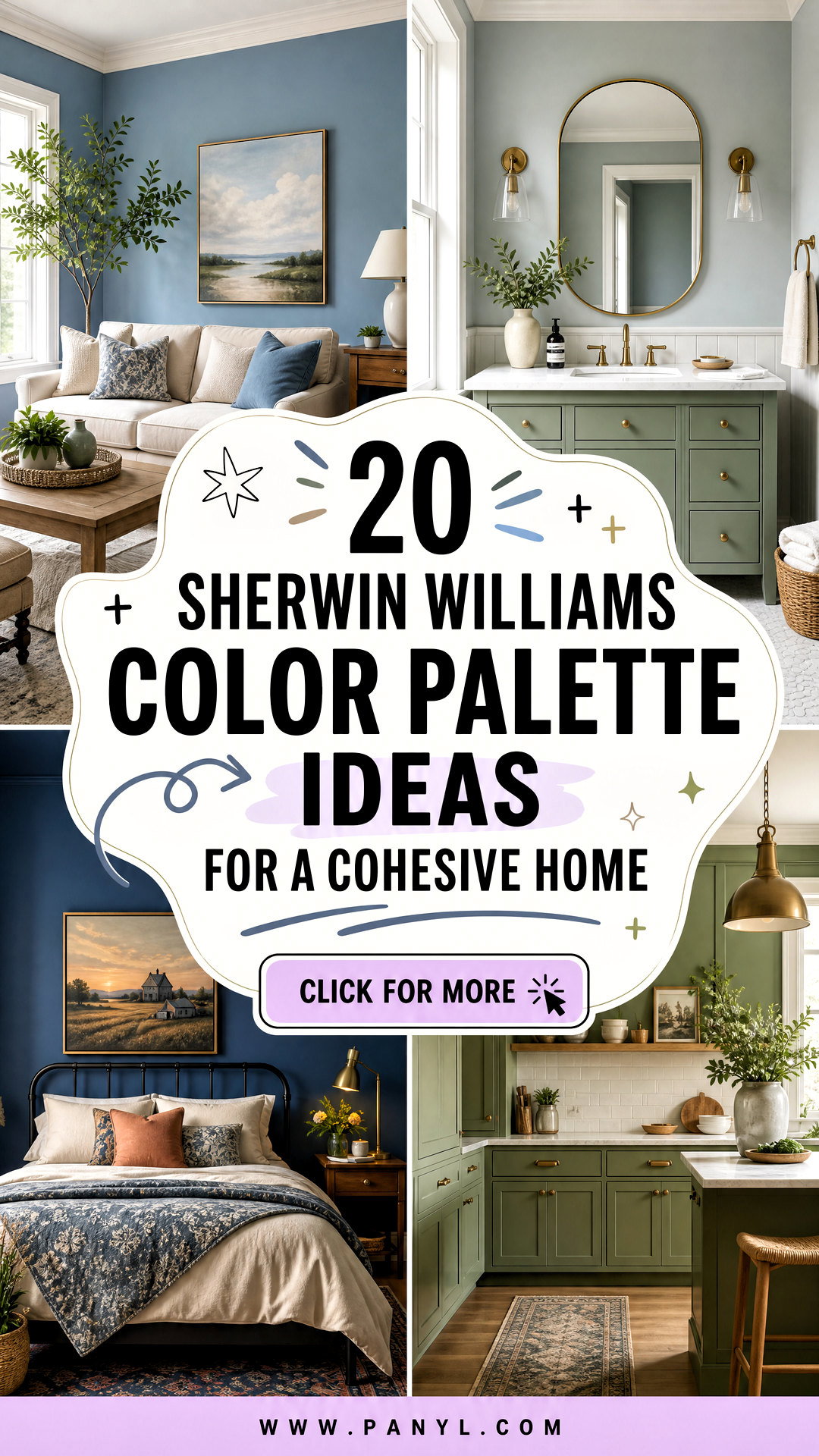 20 Sherwin Williams Color Palette Ideas for a Cohesive Home - 20 Sherwin Williams Color Palette Ideas for a Cohesive Home