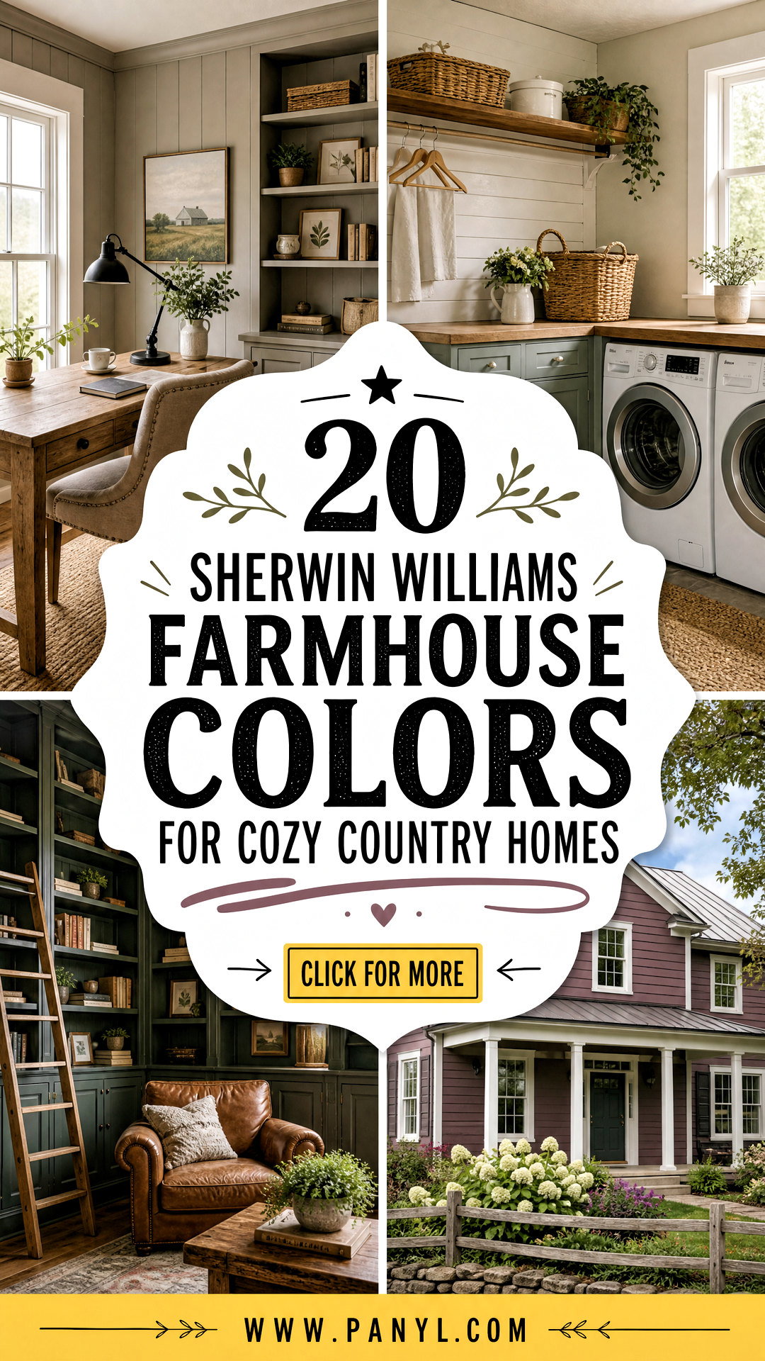 20 Sherwin Williams Farmhouse Colors for Cozy Country Homes - 20 Sherwin Williams Farmhouse Colors for Cozy Country Homes