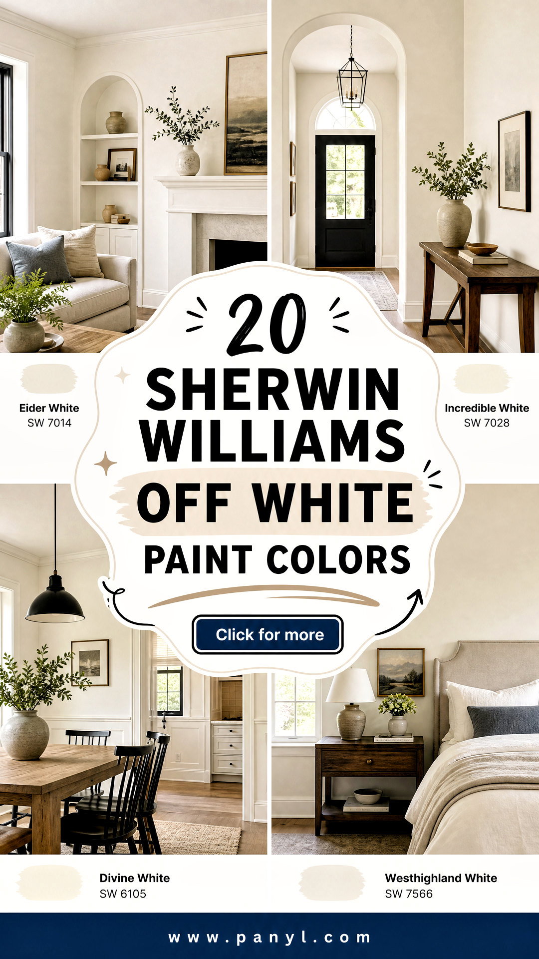 20 Sherwin Williams Off White Paint Colors for Timeless Rooms - 20 Sherwin Williams Off White Paint Colors for Timeless Rooms