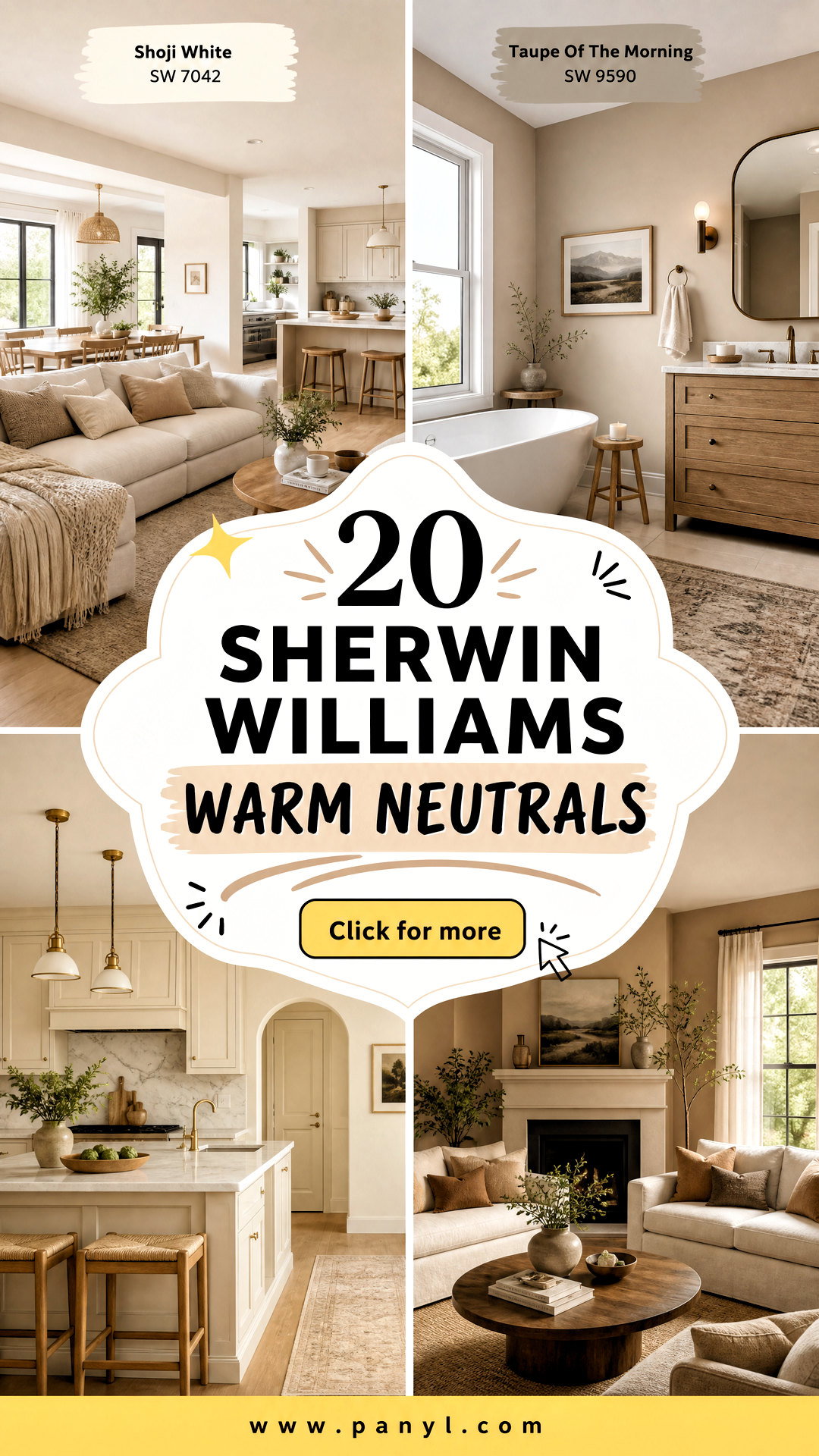 20 Sherwin Williams Warm Neutrals for a Cozy Modern Home - 20 Sherwin Williams Warm Neutrals for a Cozy, Modern Home