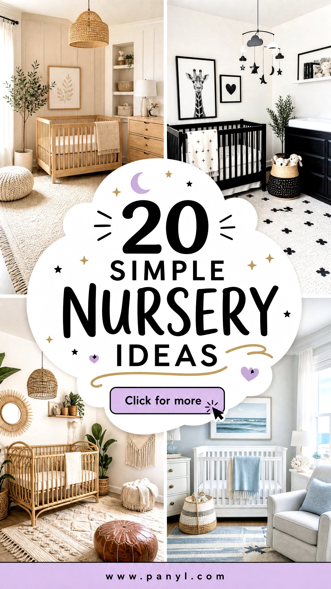 20 Simple Nursery Ideas for a Calm Cozy and Practical Baby Space - 20 Simple Nursery Ideas for a Calm, Cozy and Practical Baby Space