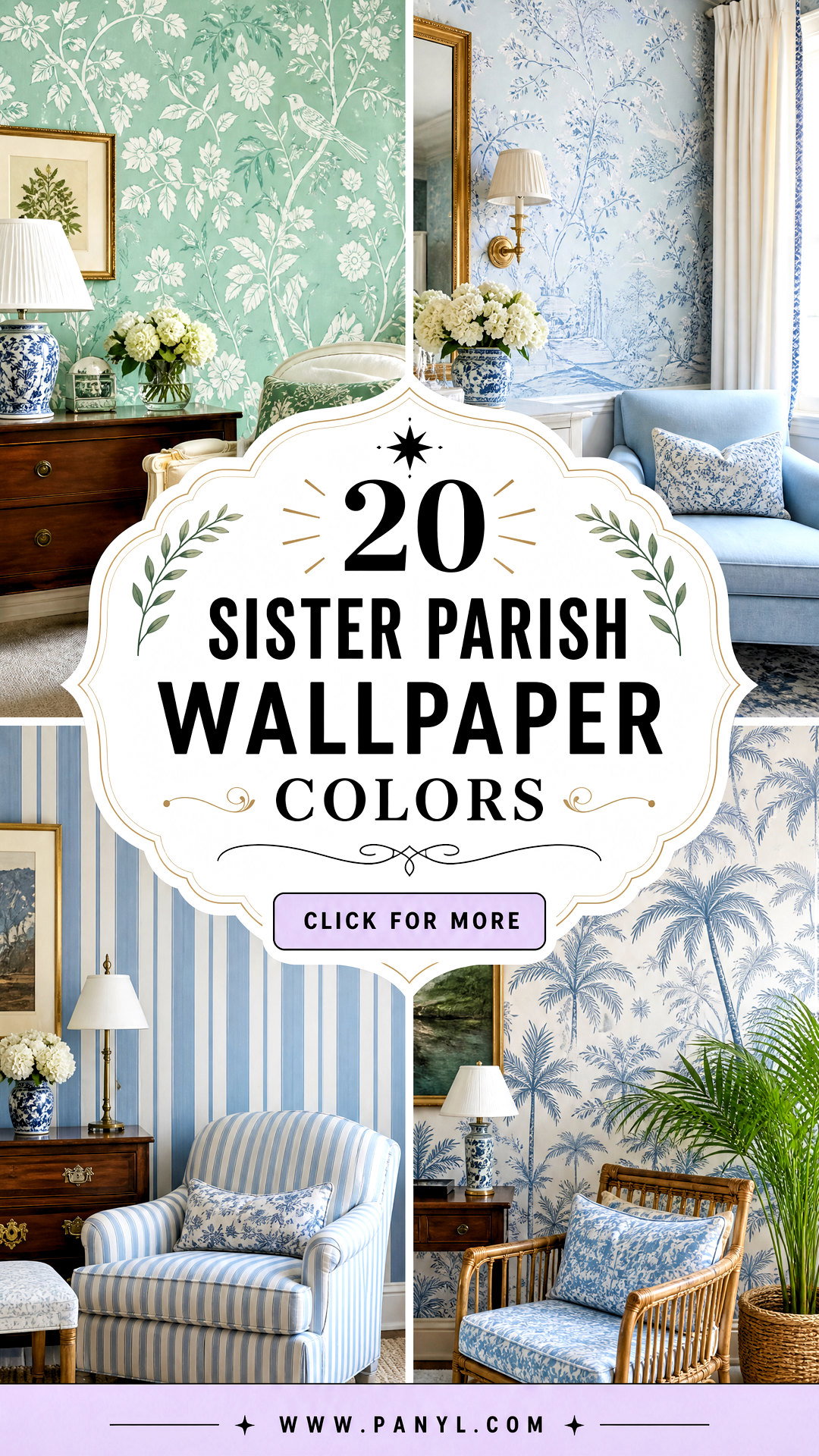 20 Sister Parish Wallpaper Colors for Timeless Collected Rooms - 20 Sister Parish Wallpaper Colors for Timeless, Collected Rooms