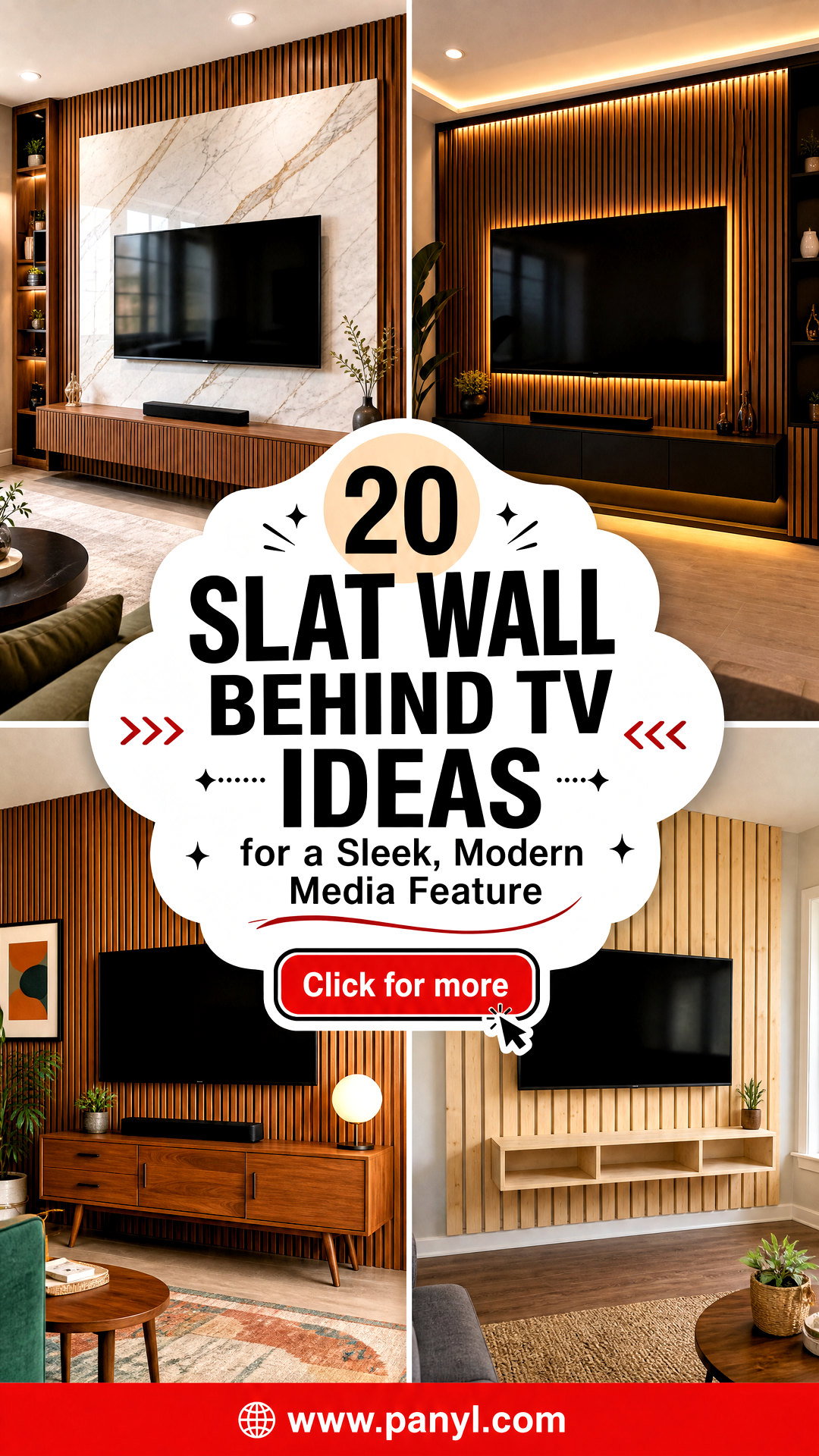 20 Slat Wall Behind TV Ideas for a Sleek Modern Media Feature - 20 Slat Wall Behind TV Ideas for a Sleek, Modern Media Feature