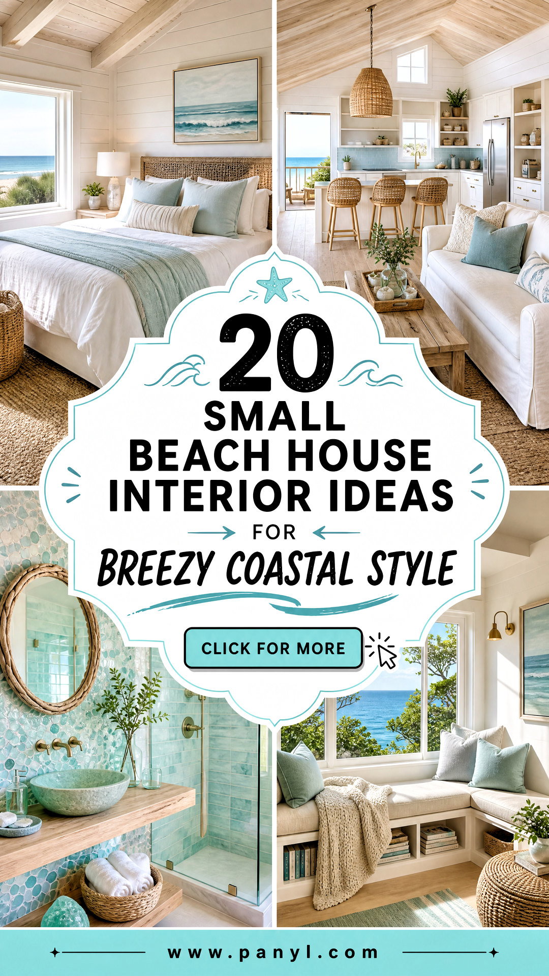 20 Small Beach House Interior Ideas for Breezy Coastal Style - 20 Small Beach House Interior Ideas for Breezy Coastal Style