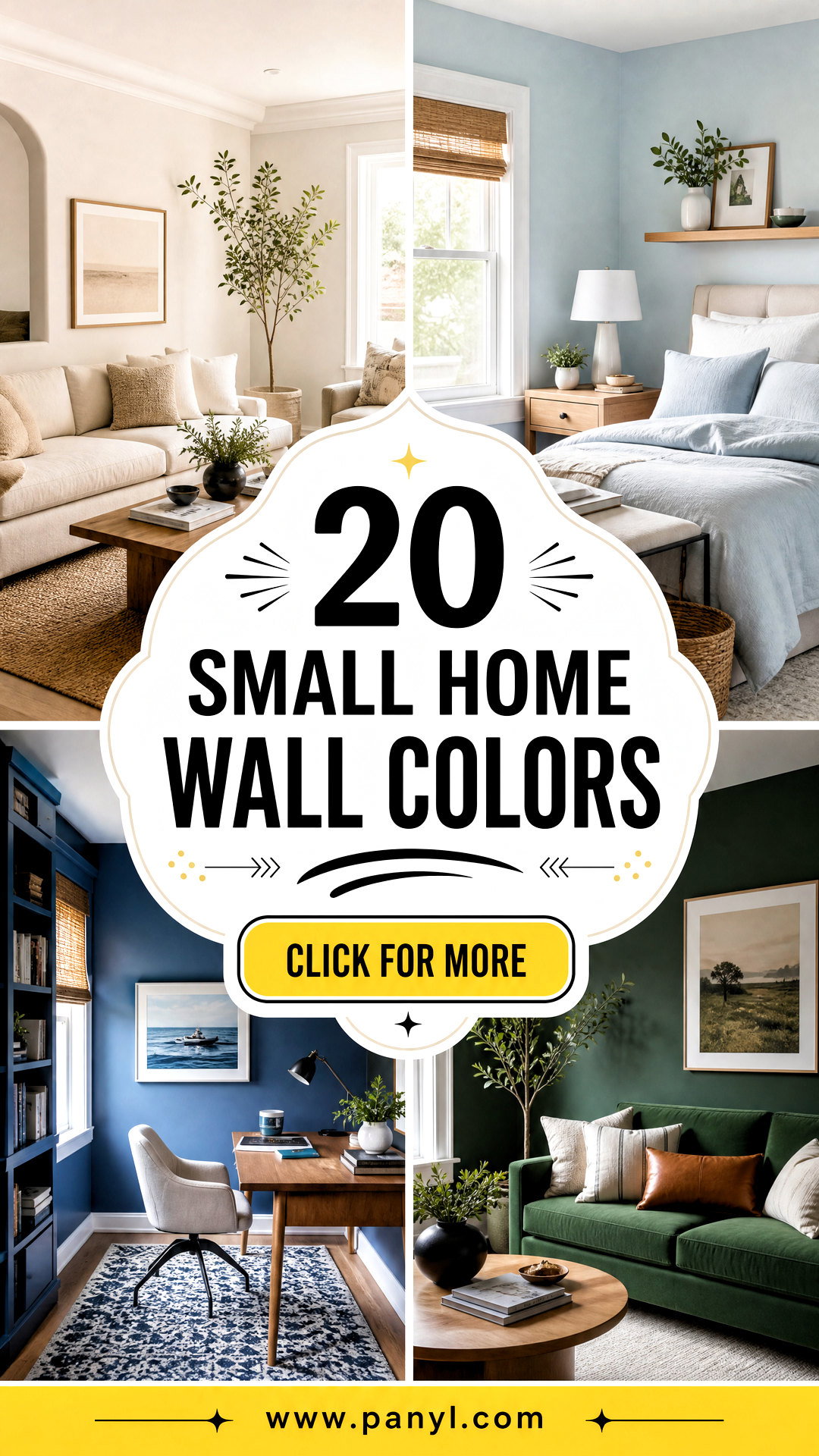 20 Small Home Wall Colors That Make Compact Rooms Feel Bigger - 20 Small Home Wall Colors That Make Compact Rooms Feel Bigger