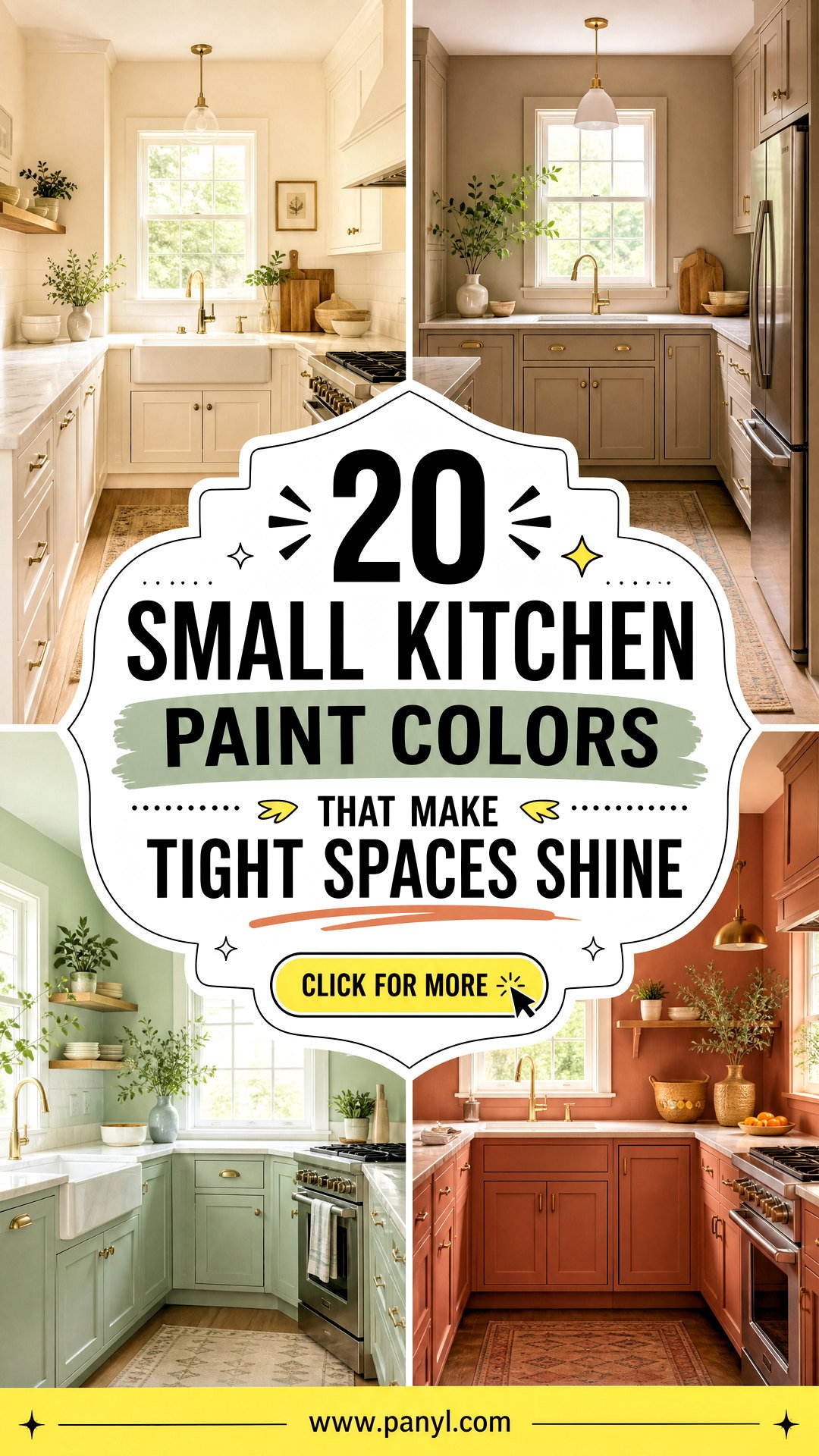 20 Small Kitchen Paint Colors That Make Tight Spaces Shine - 20 Small Kitchen Paint Colors That Make Tight Spaces Shine