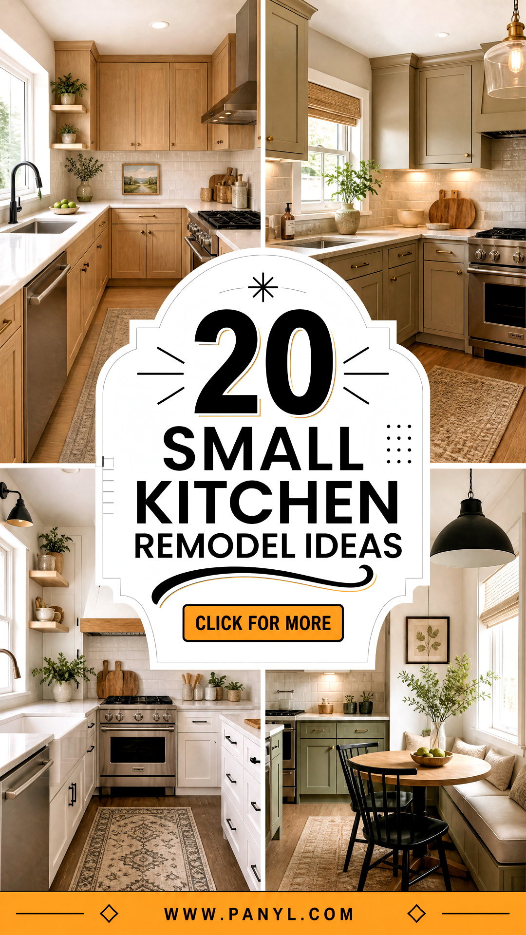 20 Small Kitchen Remodel Ideas for a Stylish Smart Upgrade - 20 Small Kitchen Remodel Ideas for a Stylish, Smart Upgrade