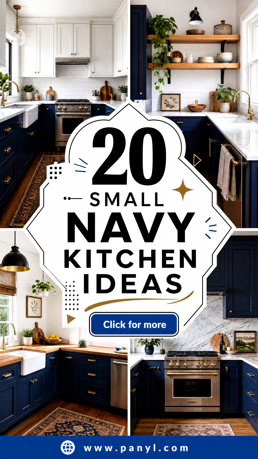 20 Small Navy Kitchen Ideas for Bold Style in Compact Spaces - 20 Small Navy Kitchen Ideas for Bold Style in Compact Spaces