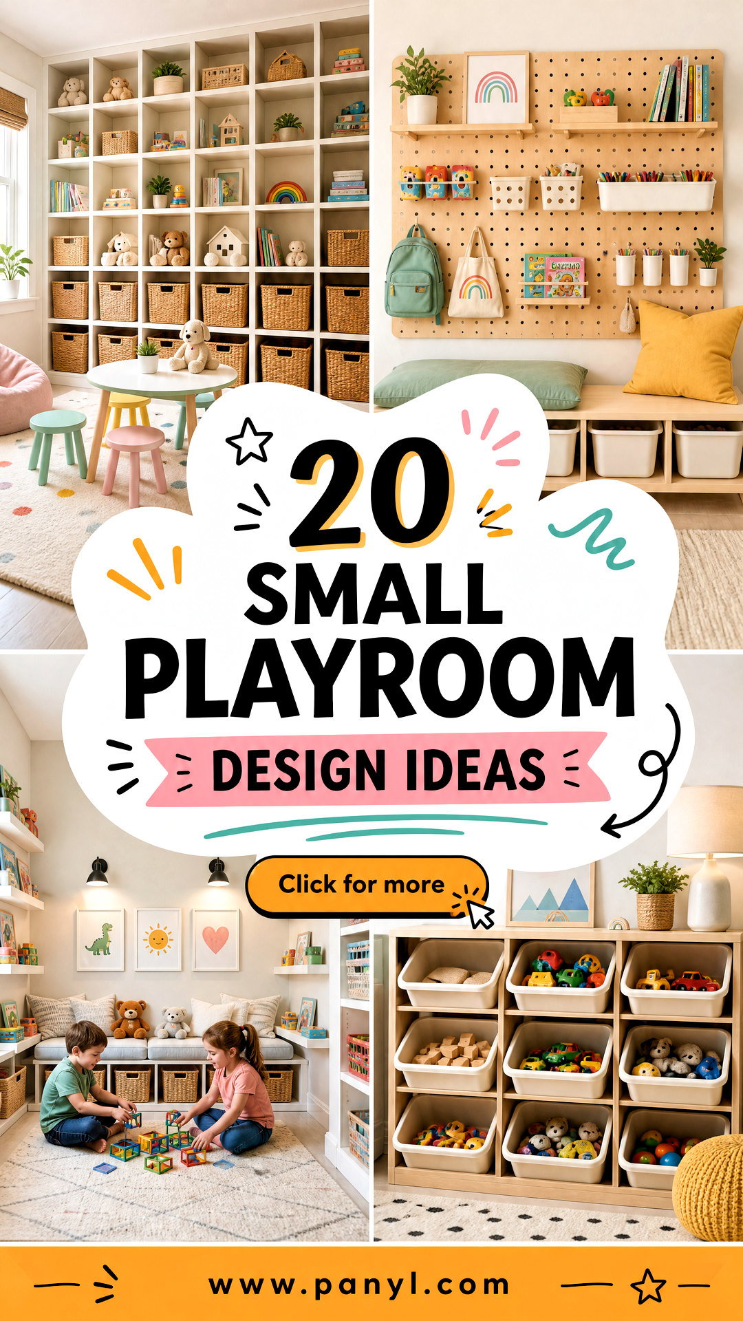 20 Small Playroom Design Ideas for Fun Clutter-Free Spaces - 20 Small Playroom Design Ideas for Fun, Clutter-Free Spaces