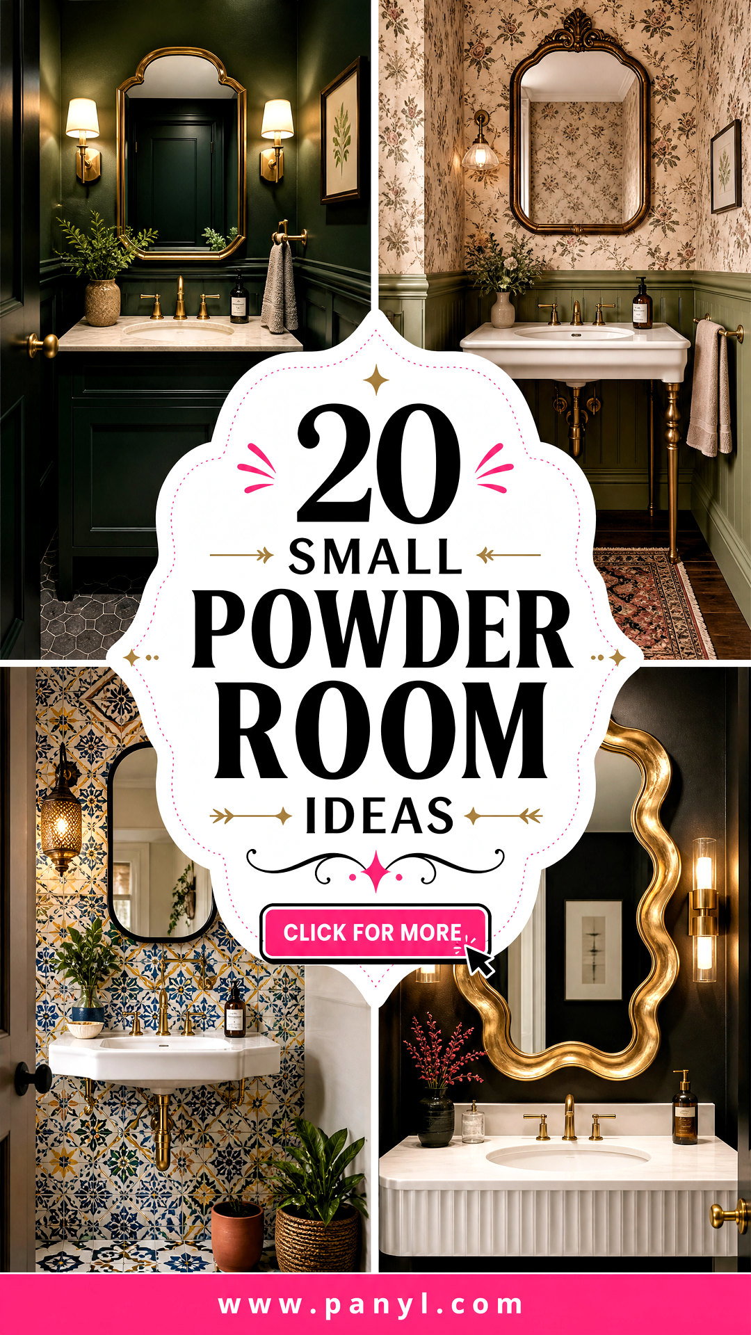 20 Small Powder Room Ideas With Big Style for Tiny Spaces - 20 Small Powder Room Ideas With Big Style for Tiny Spaces