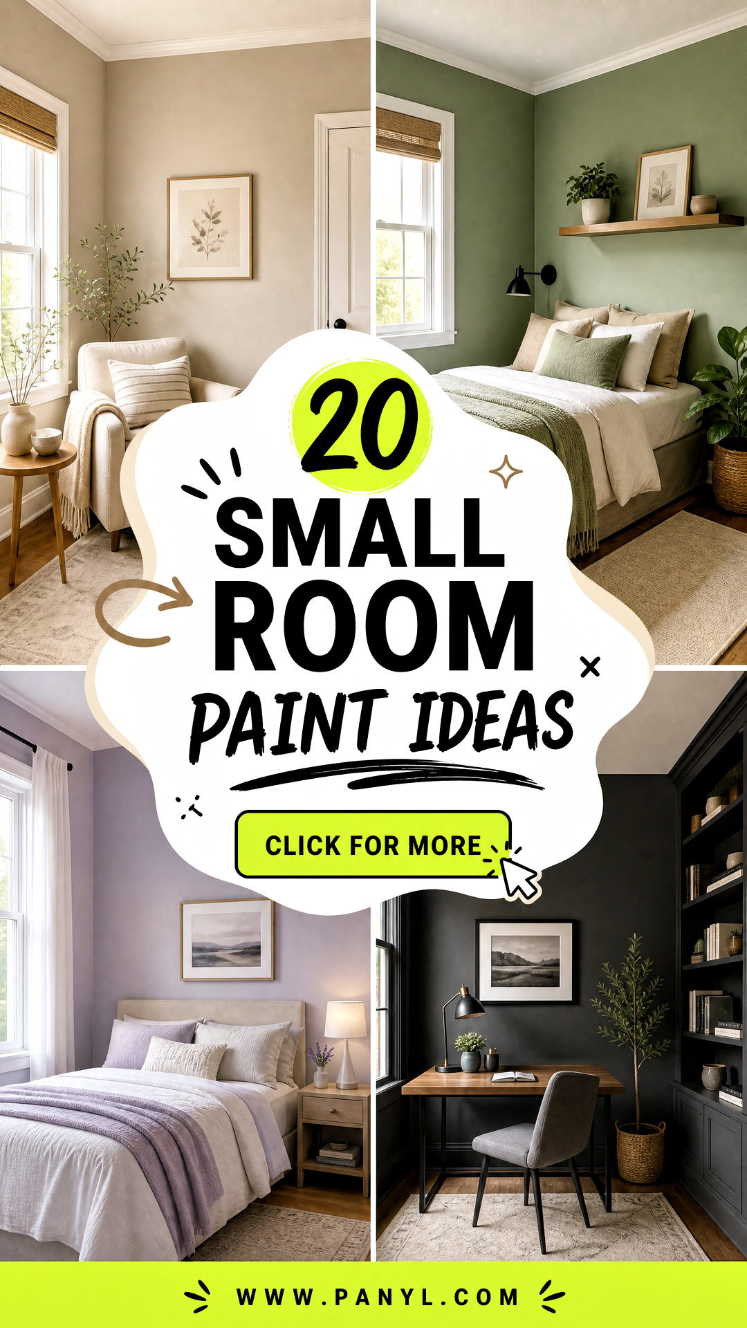 20 Small Room Paint Ideas to Make Tight Spaces Feel Bigger - 20 Small Room Paint Ideas to Make Tight Spaces Feel Bigger