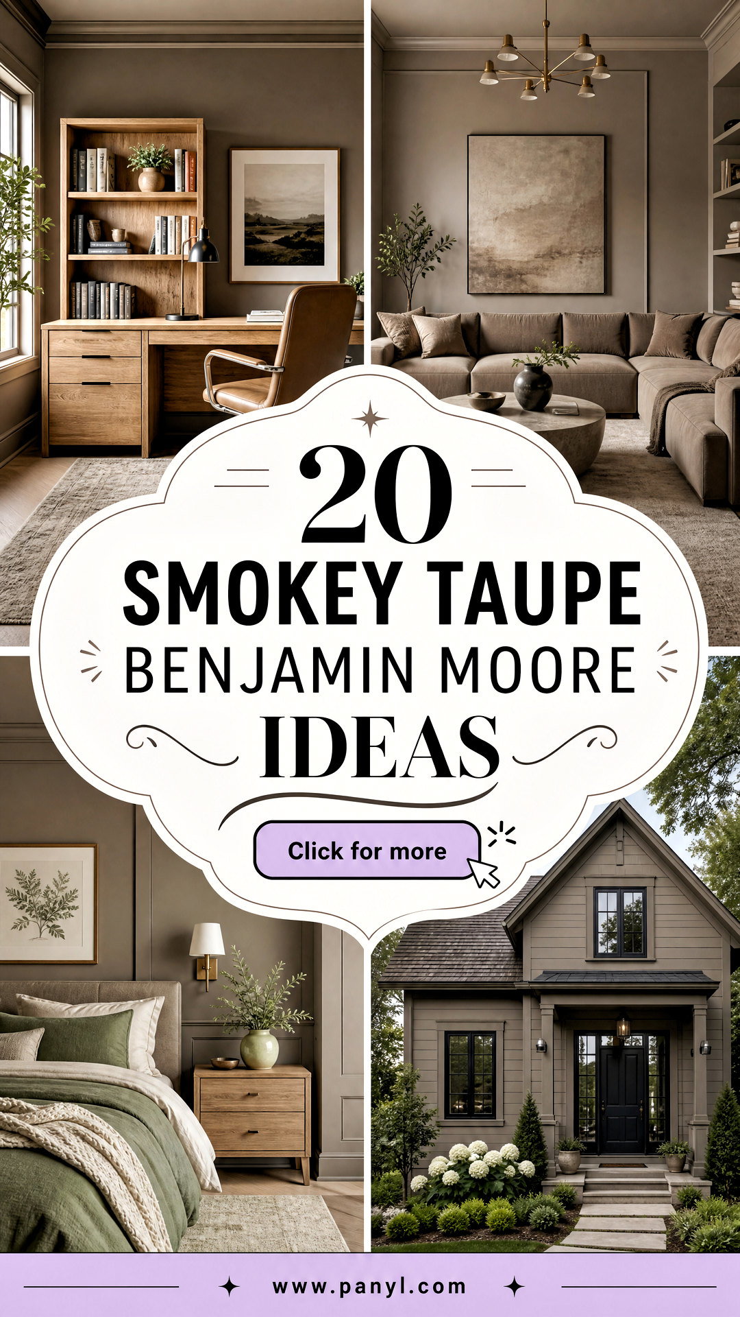 20 Smokey Taupe Benjamin Moore Ideas for Cozy Modern Rooms - 20 Smokey Taupe Benjamin Moore Ideas for Cozy Modern Rooms