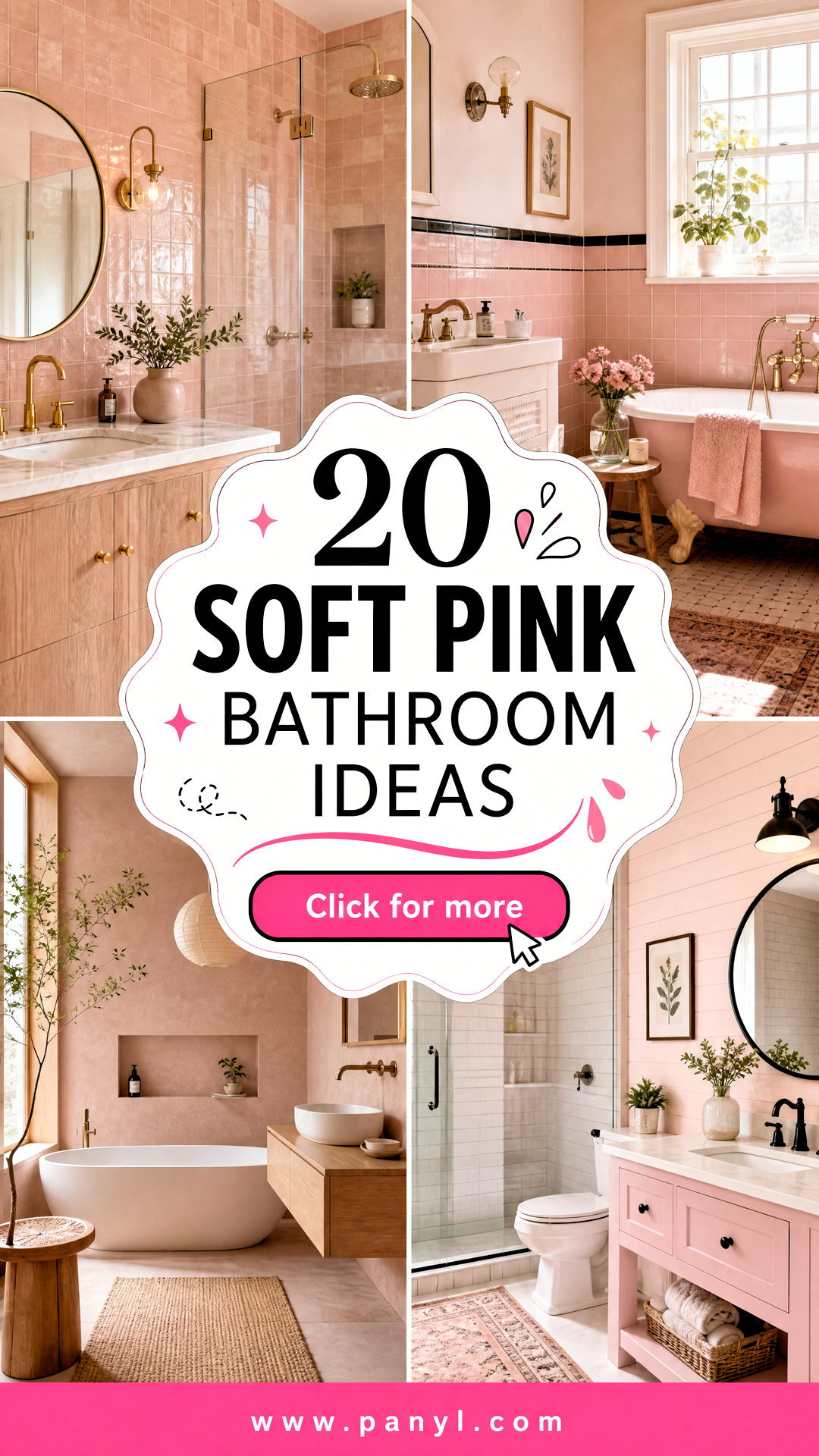 20 Soft Pink Bathroom Ideas for a Chic Calming Retreat - 20 Soft Pink Bathroom Ideas for a Chic, Calming Retreat