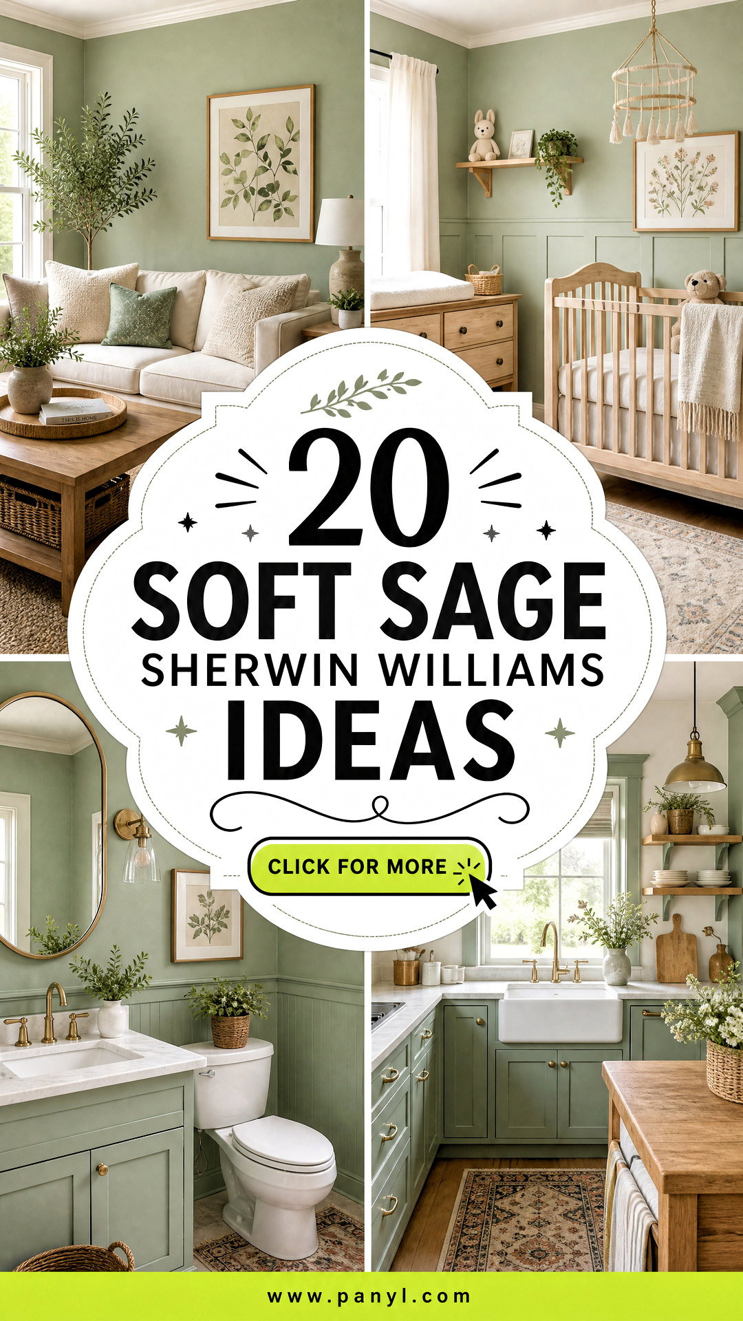 20 Soft Sage Sherwin Williams Ideas for Serene Home Spaces - 20 Soft Sage Sherwin Williams Ideas for Serene Home Spaces